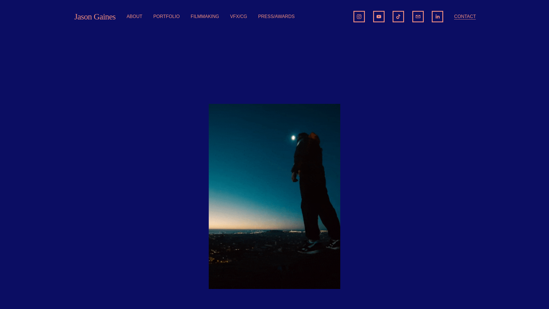 website screenshot of https://lonevisionary.com/