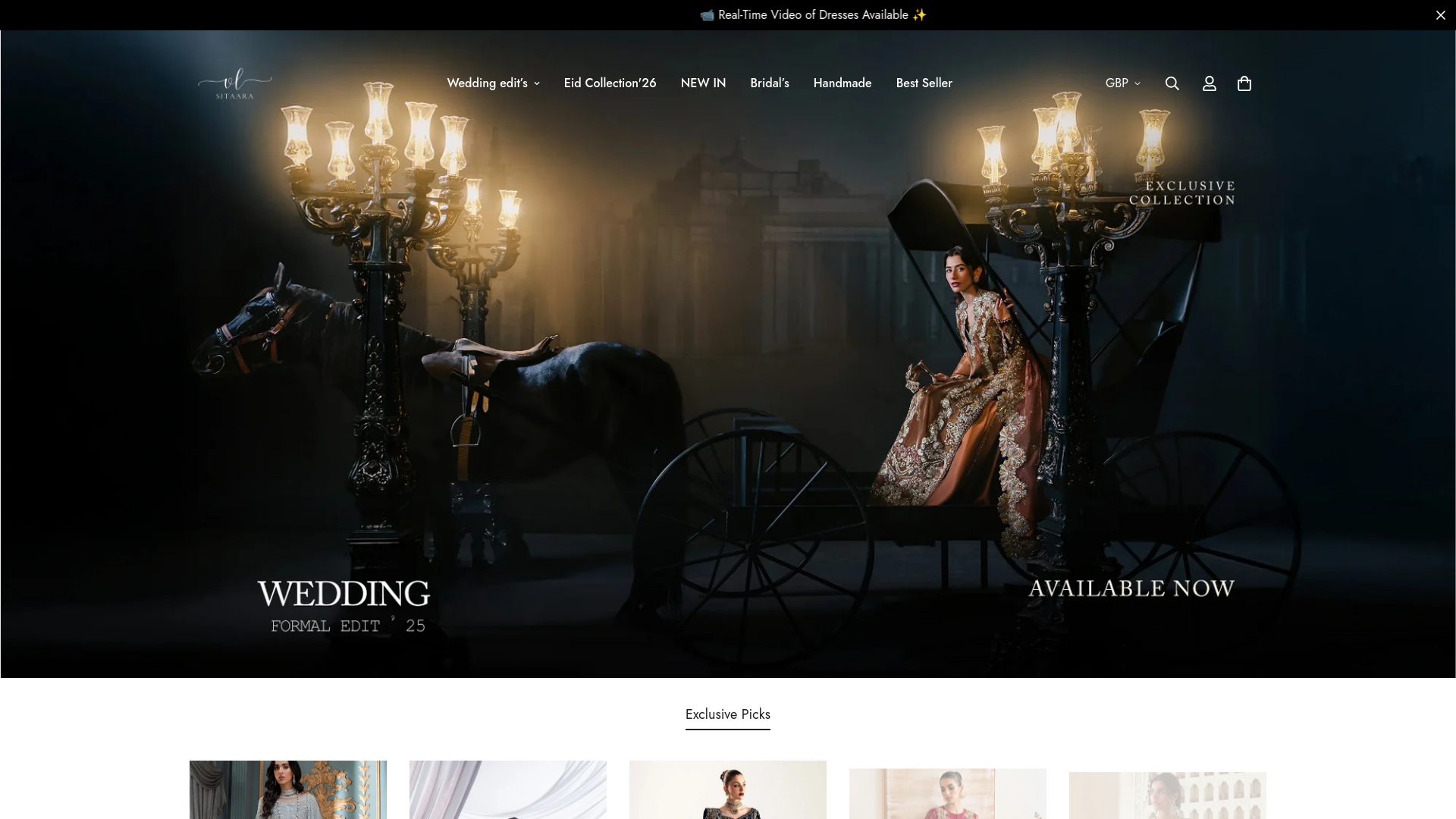 website screenshot of https://sitaaraofficial.uk/