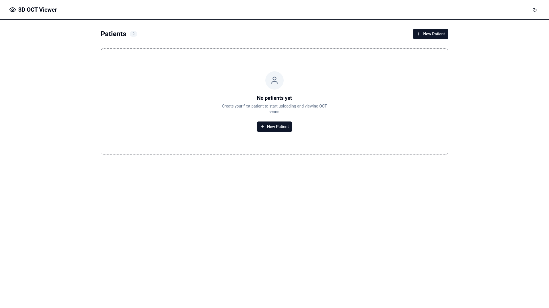 website screenshot of https://oct3d.org