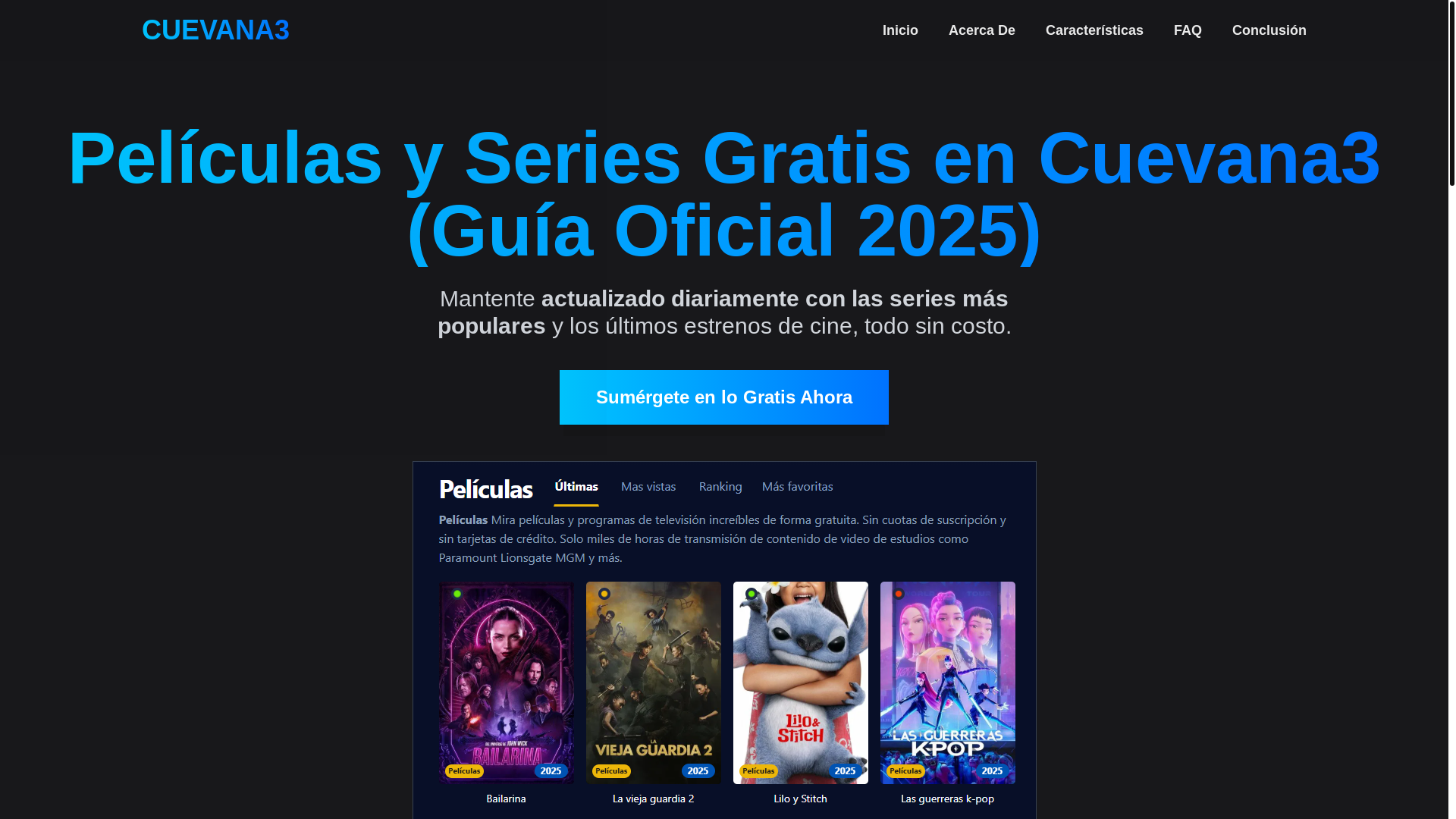 website screenshot of https://cuevana3-s23p.pages.dev/