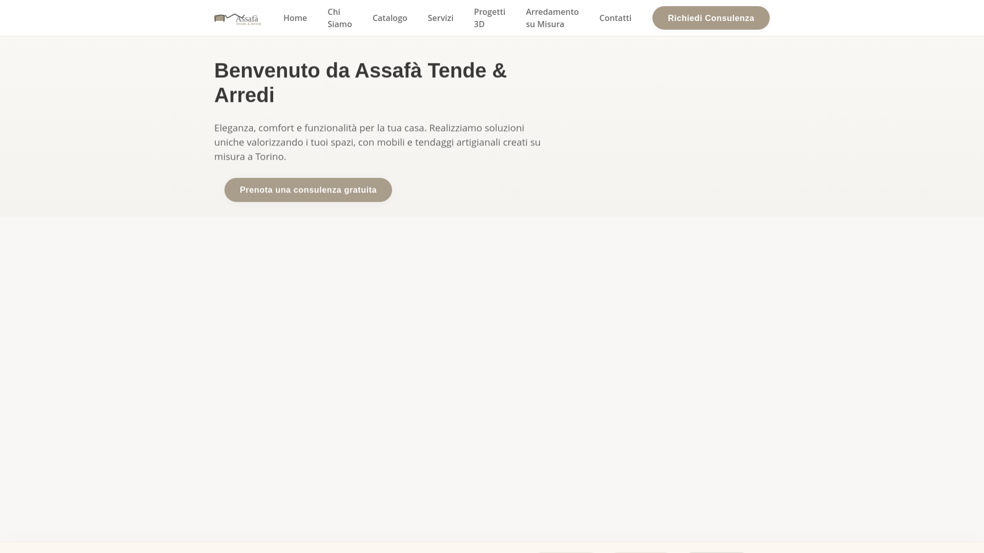 website screenshot of https://assaftende.media