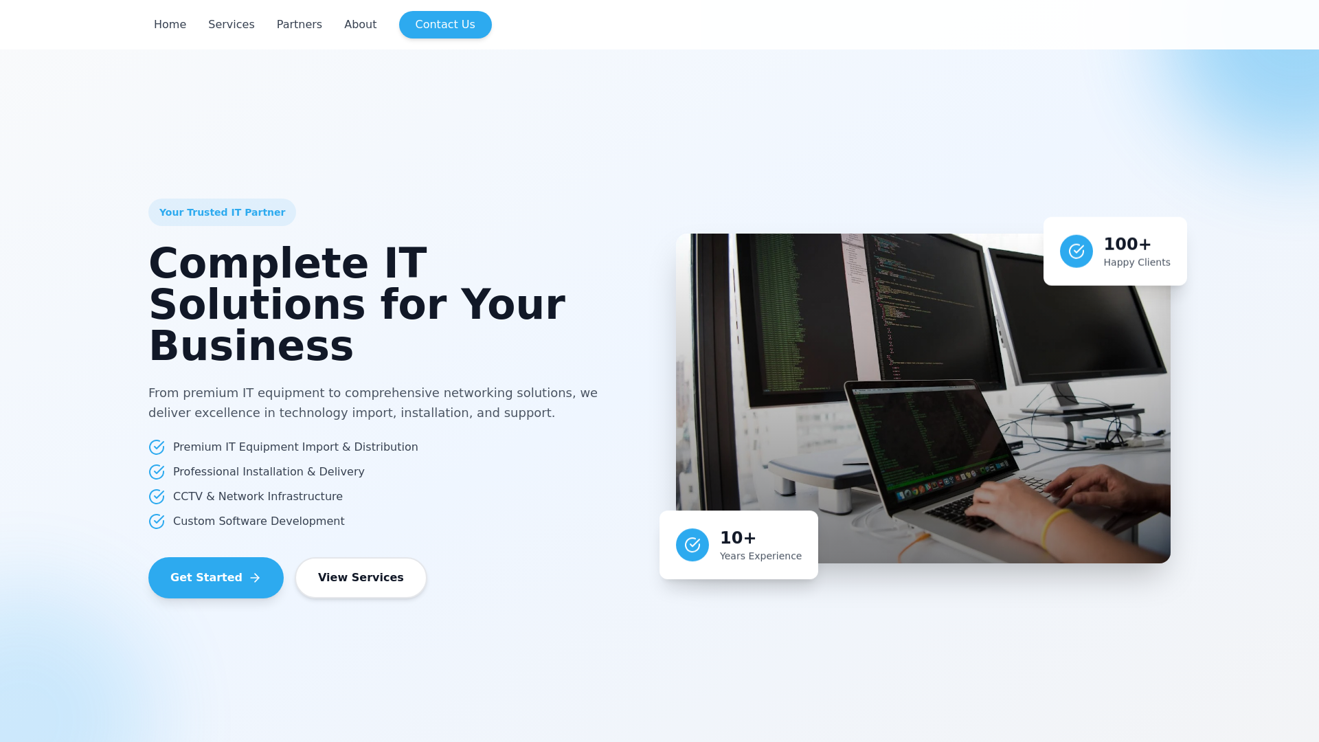 website screenshot of https://wtbtrading.com