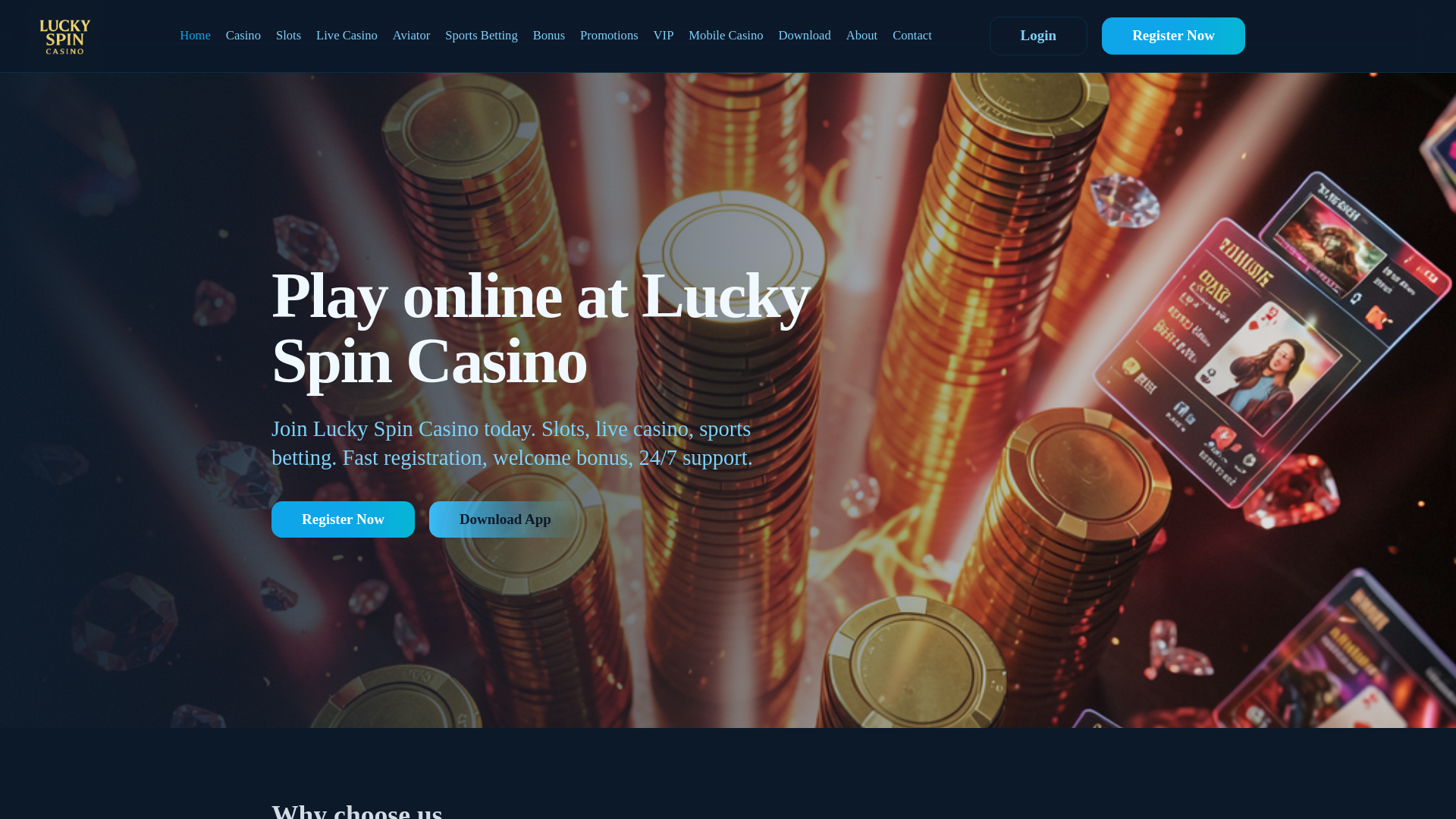 website screenshot of https://lucky-spin.org.uk/
