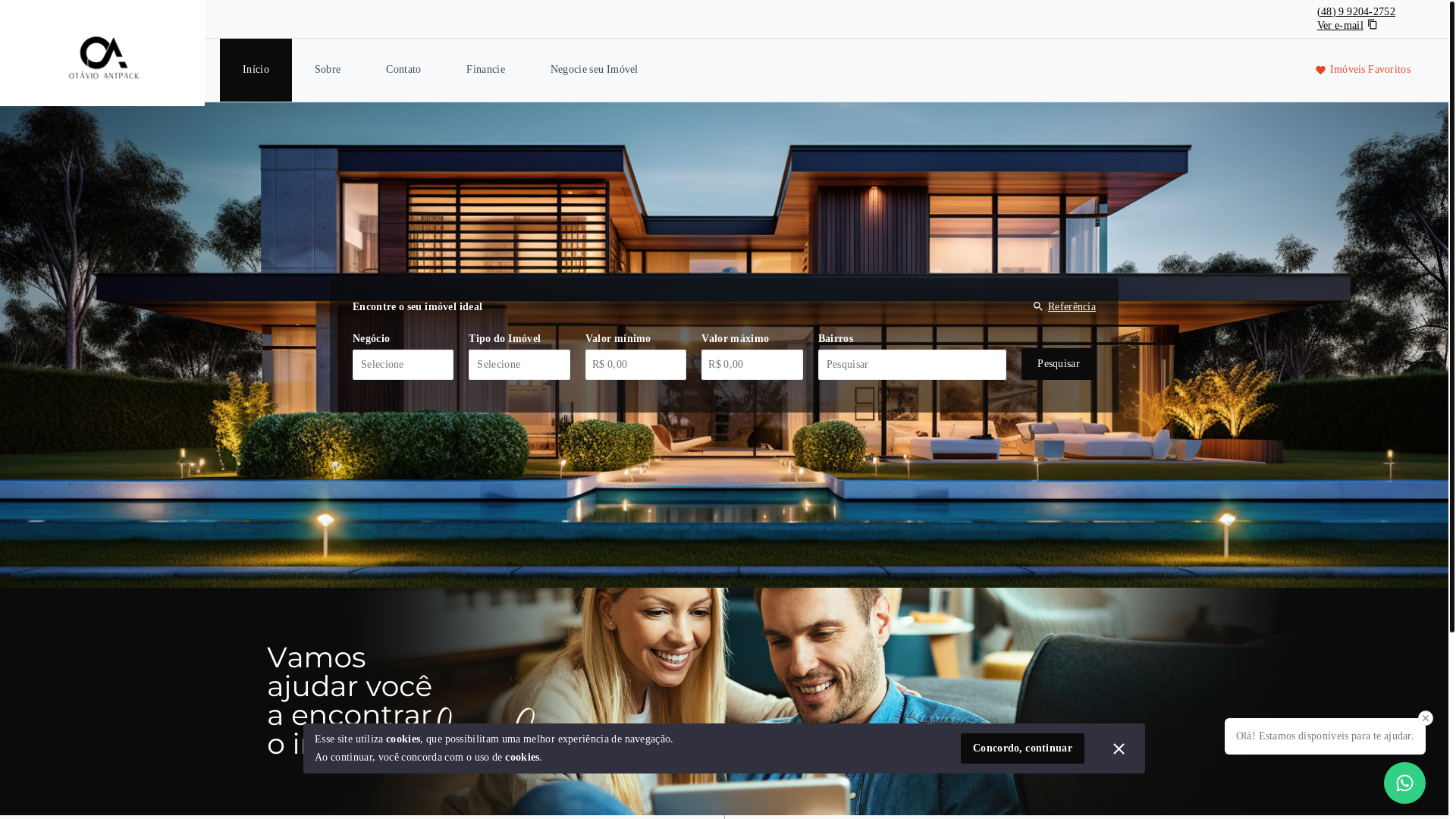 website screenshot of https://otavioantpack.com/