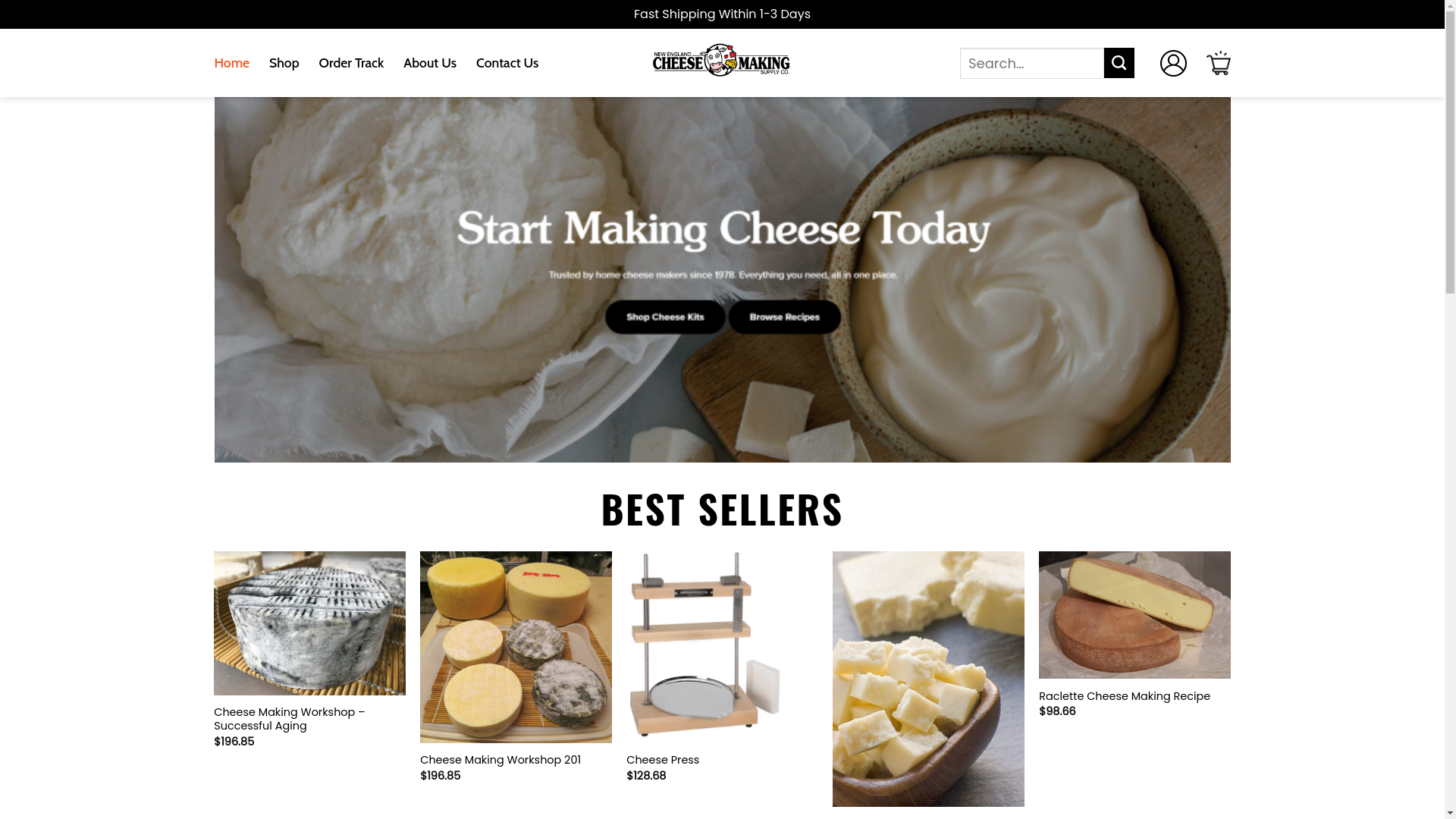 website screenshot of https://ultracheesemaking.shop/