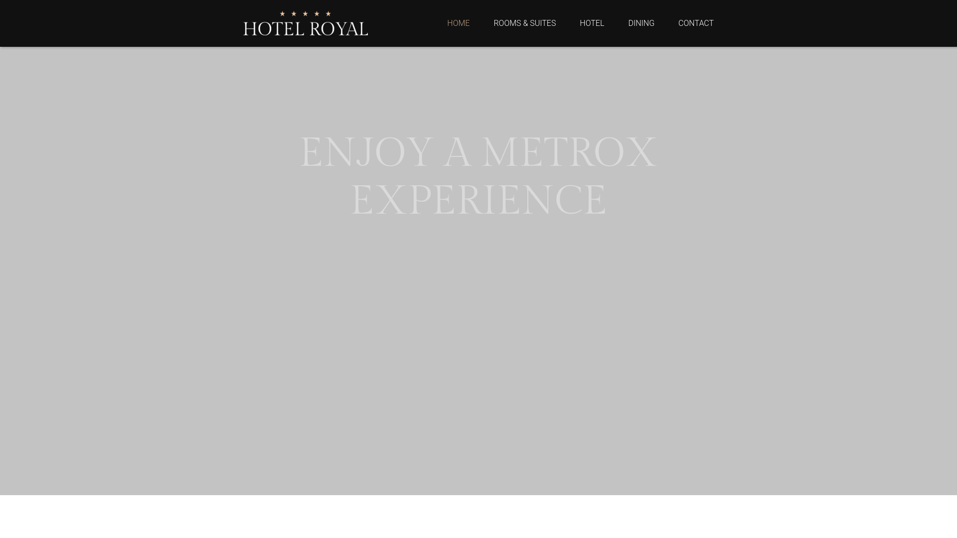 website screenshot of https://metrox.au