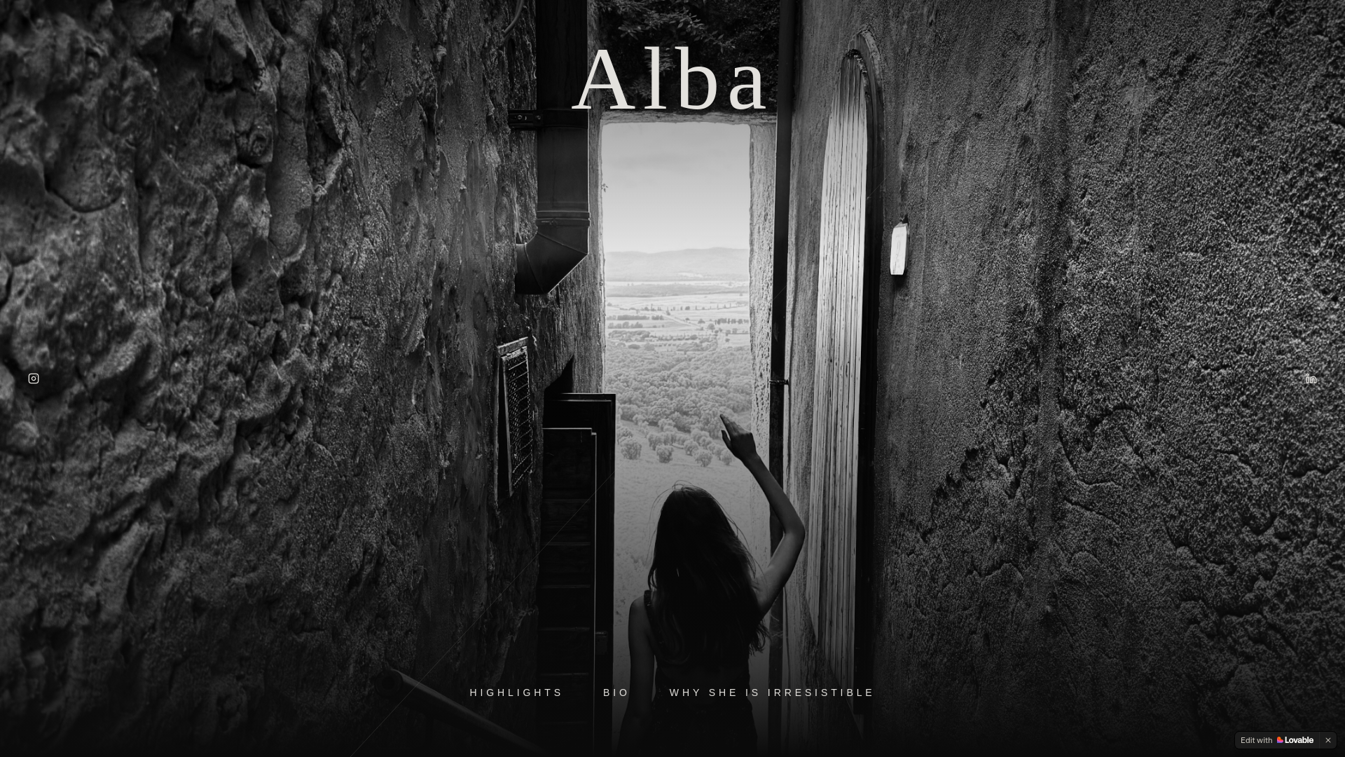 website screenshot of https://albaneumann.com/