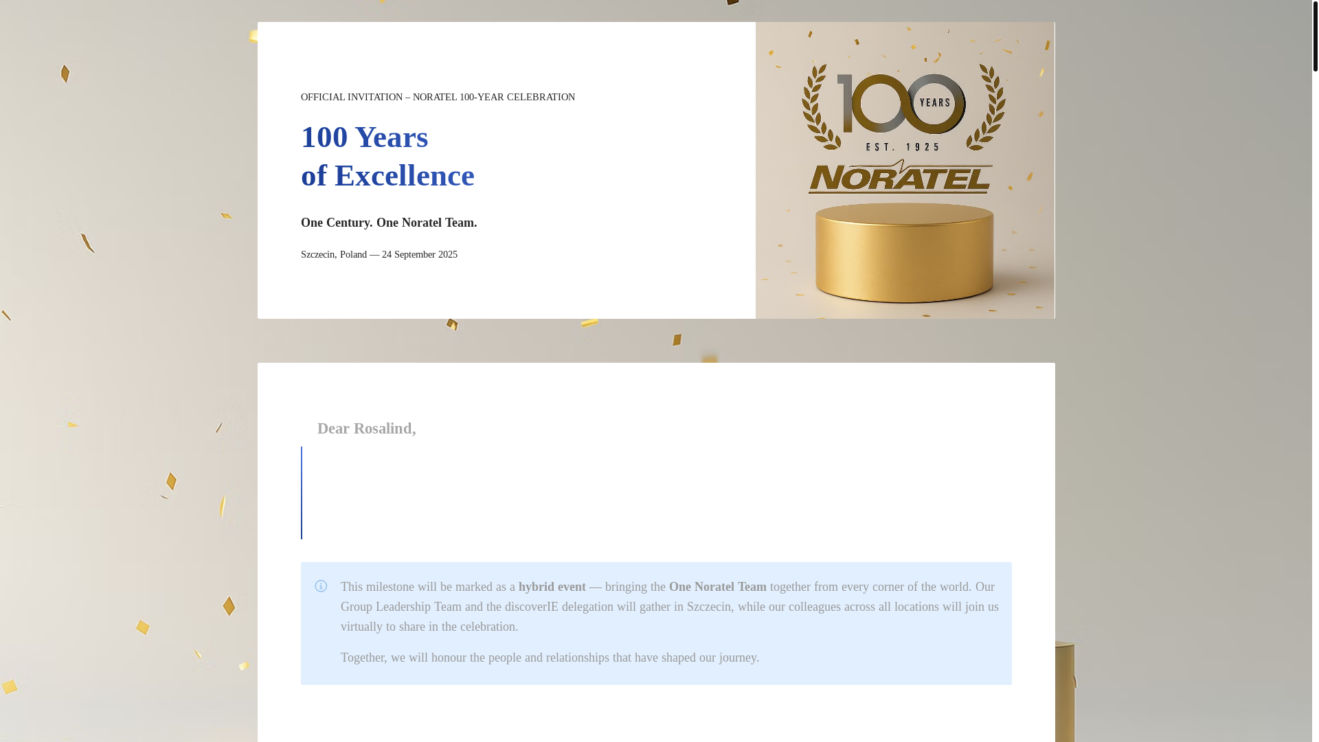 website screenshot of https://100noratel-invitation.cloud/