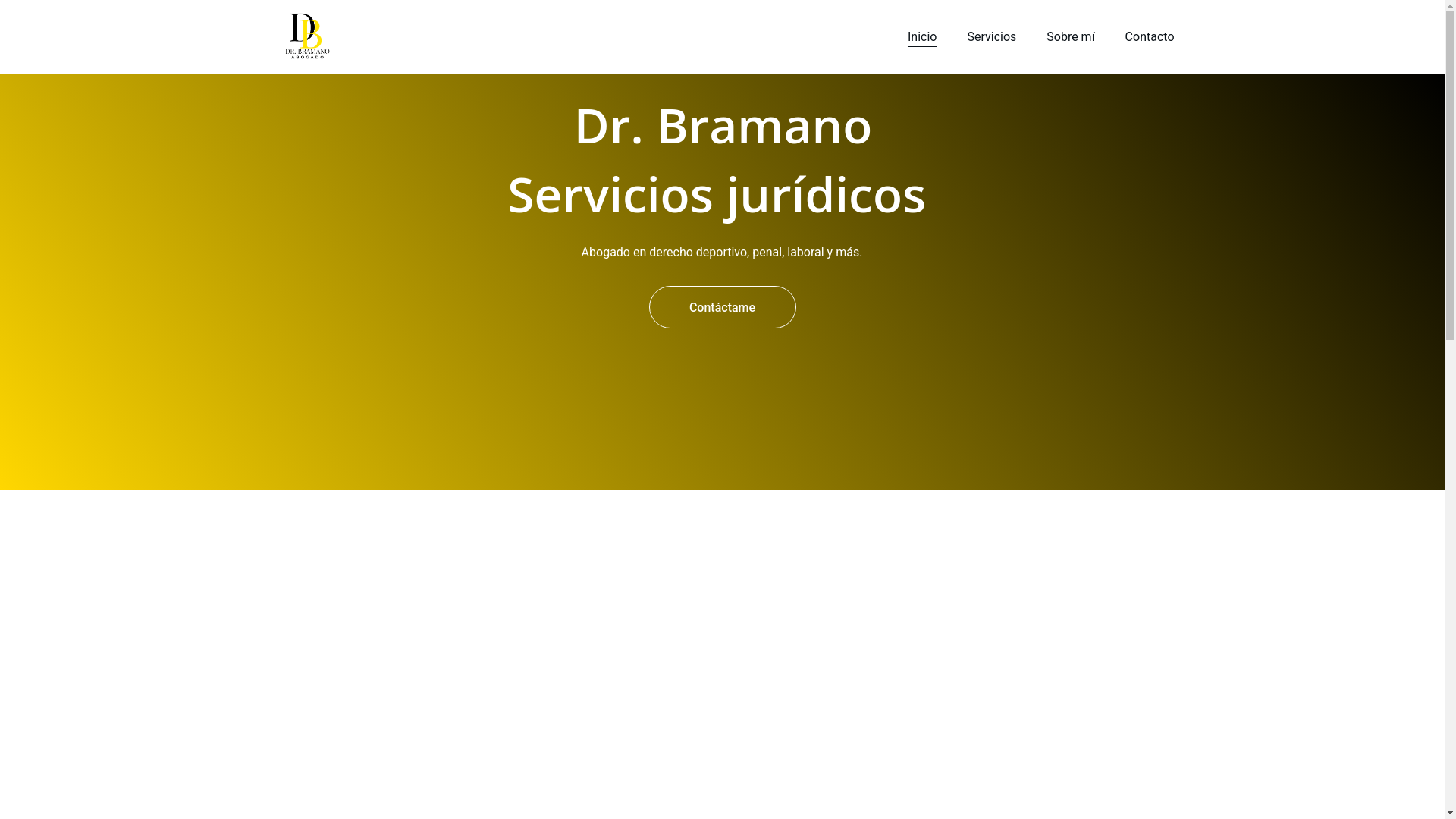 website screenshot of https://drbramano.com/