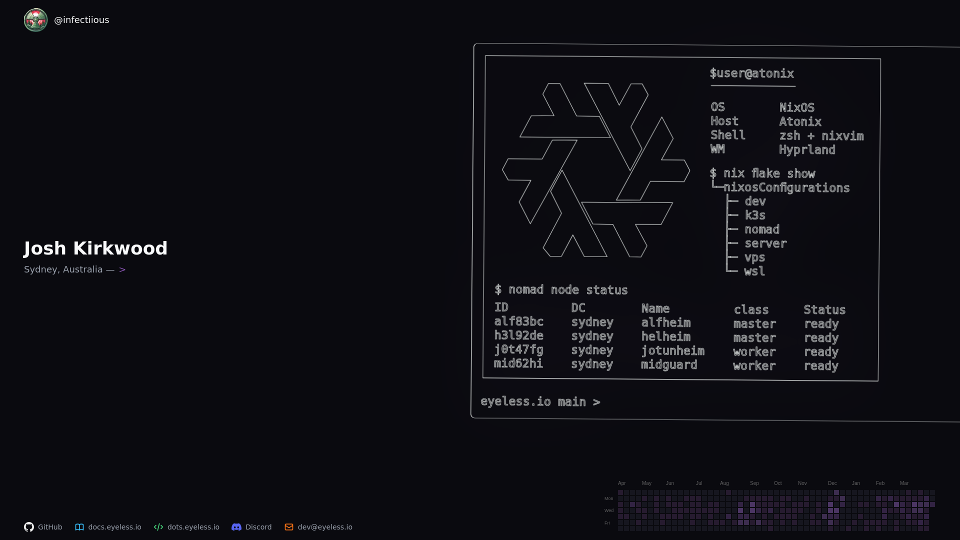 website screenshot of https://eyeless-io.pages.dev/