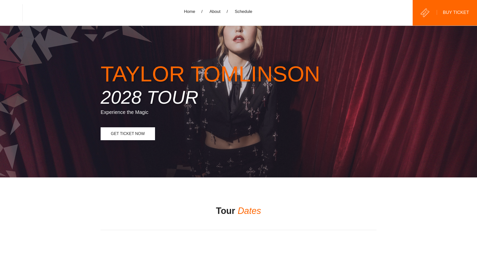 website screenshot of https://taylortomlinsontour2028.us/