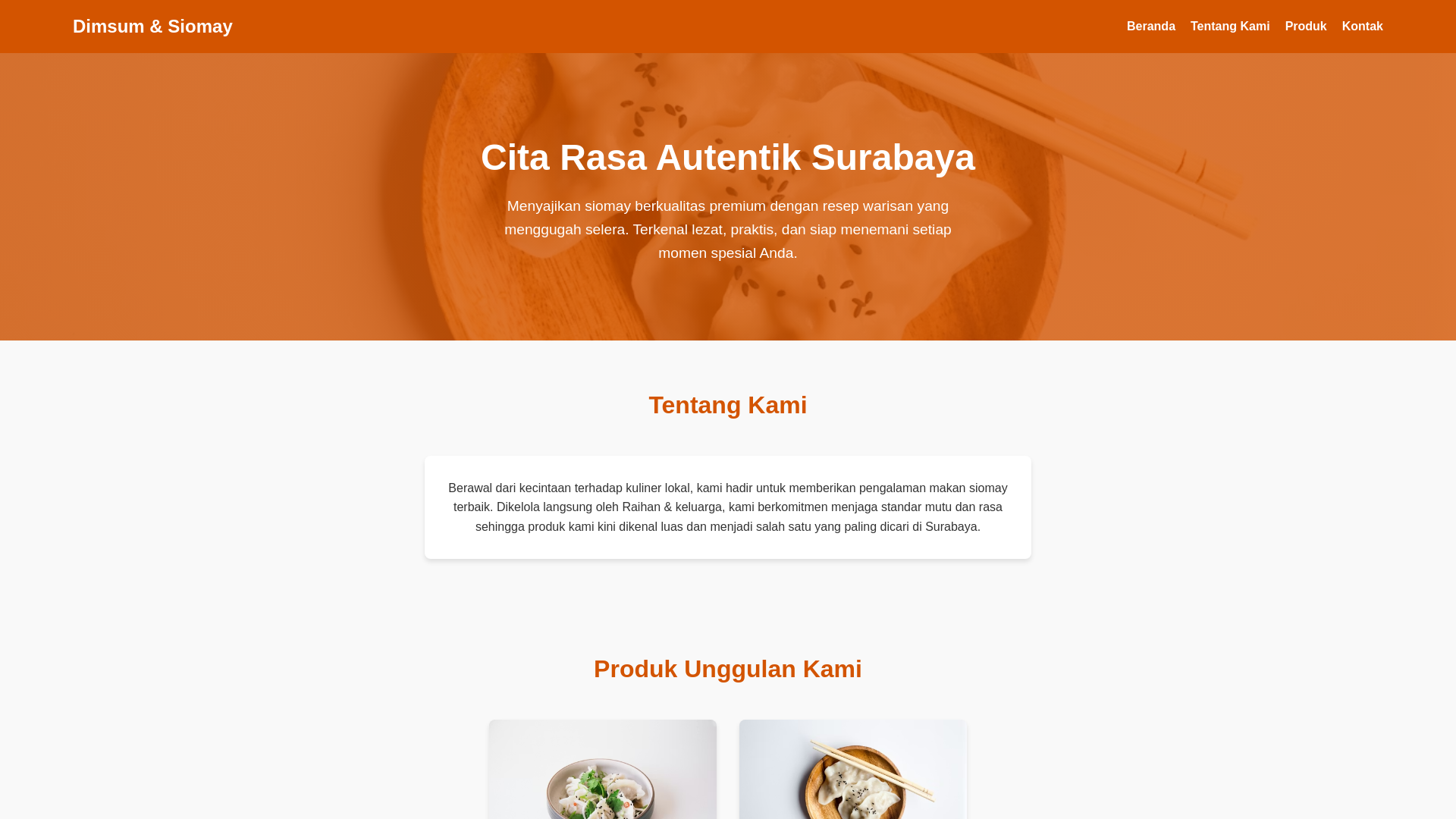 website screenshot of https://siomeibabahsapi.my.id/