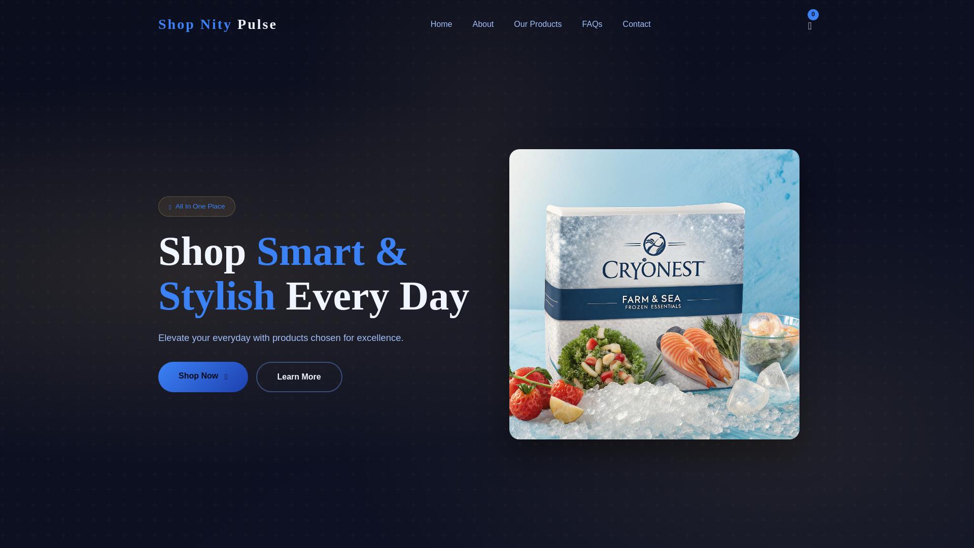 website screenshot of https://shopnitypulse.com/