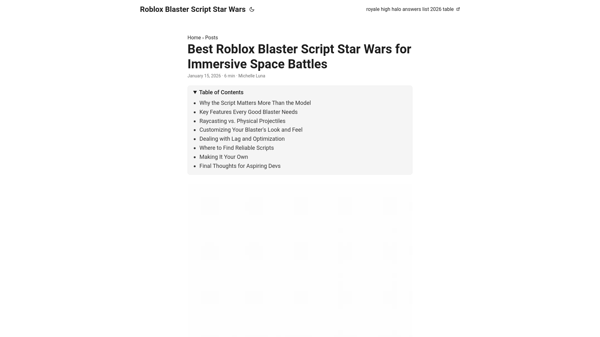 website screenshot of https://robloxblasterscriptstarwars.pages.dev/