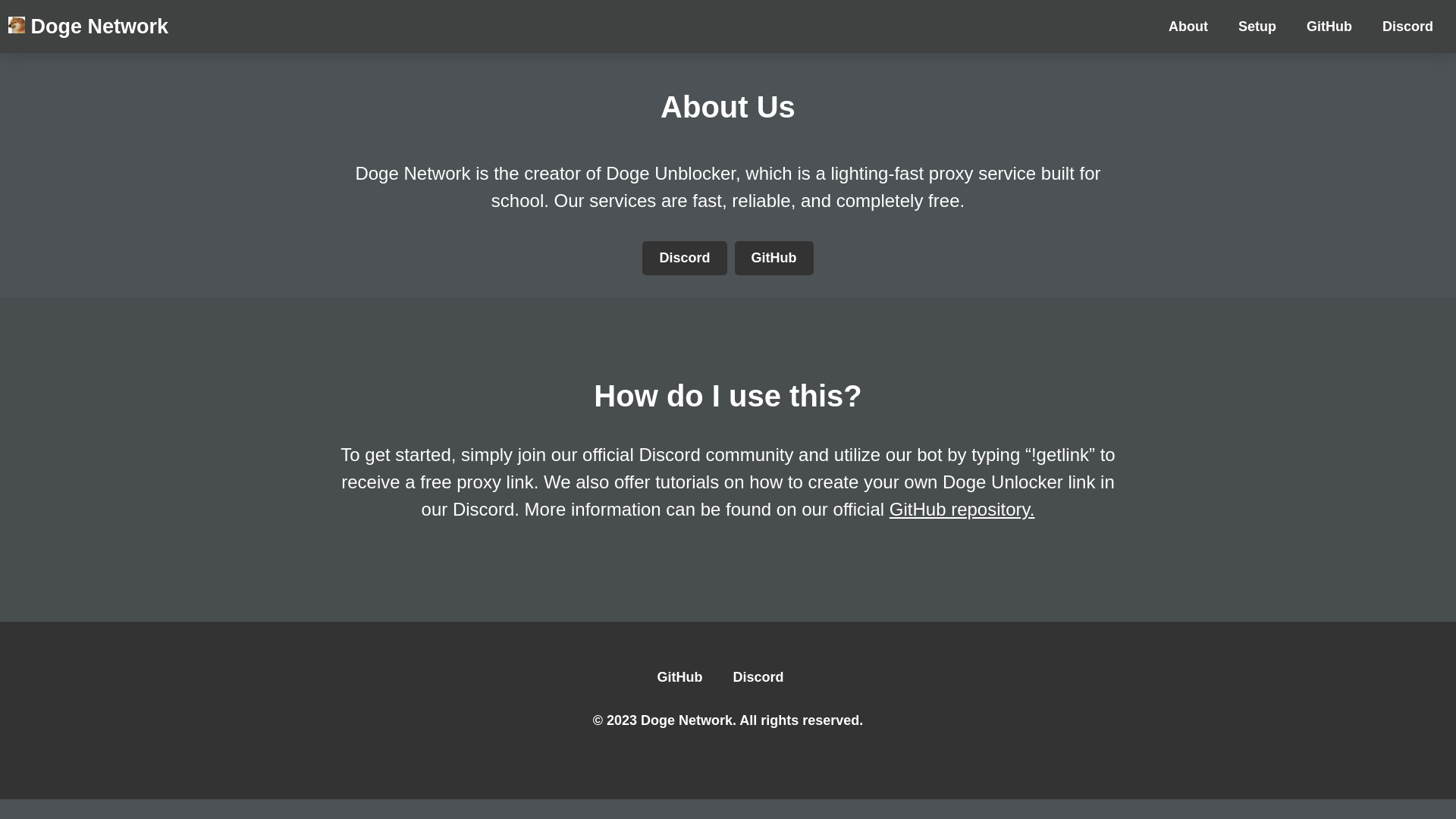 website screenshot of https://doge-unblocker-ezr.pages.dev/