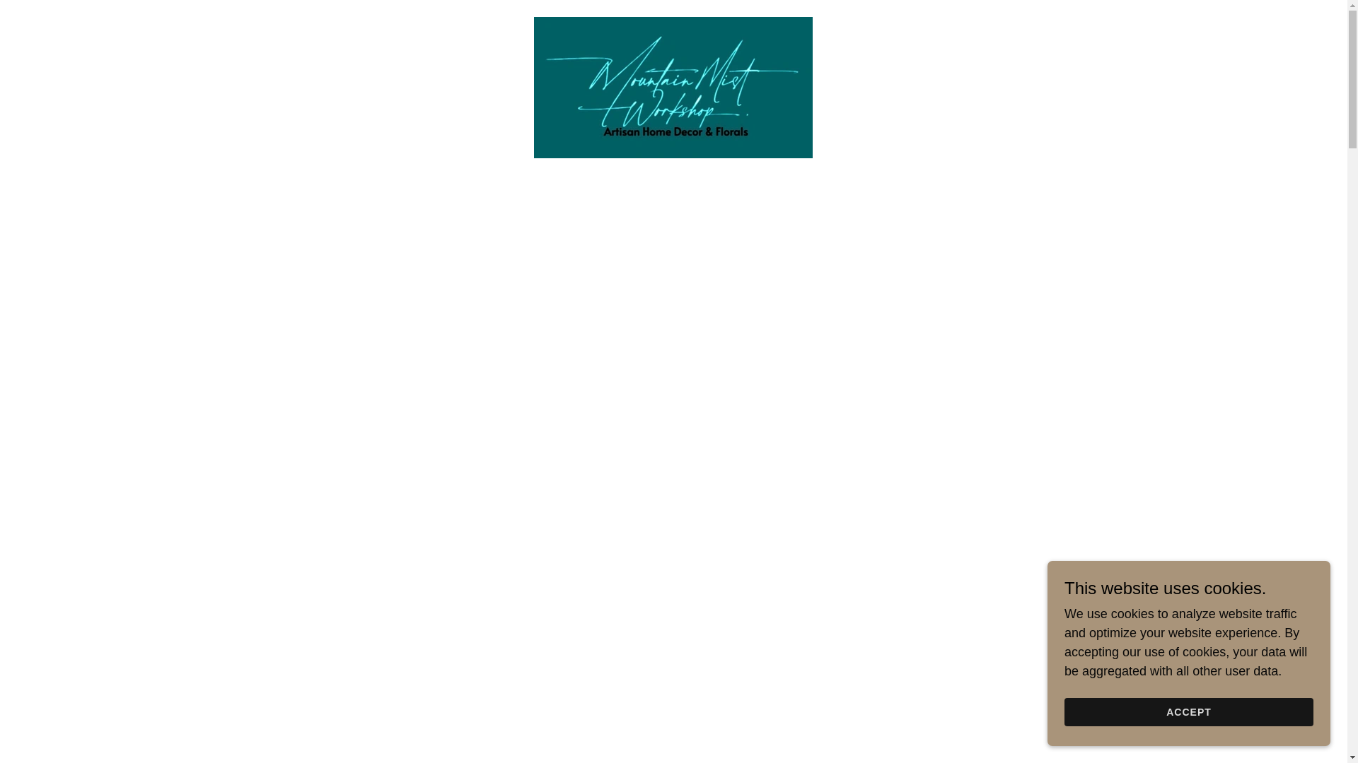 website screenshot of https://mountainmistflorals.com/
