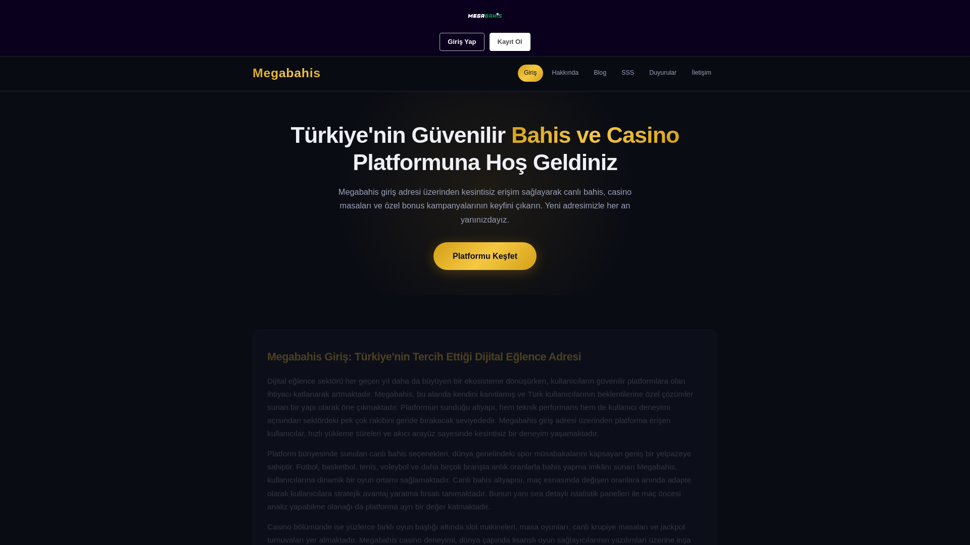 website screenshot of https://trs-mega-giris-guncel-icu.pages.dev/