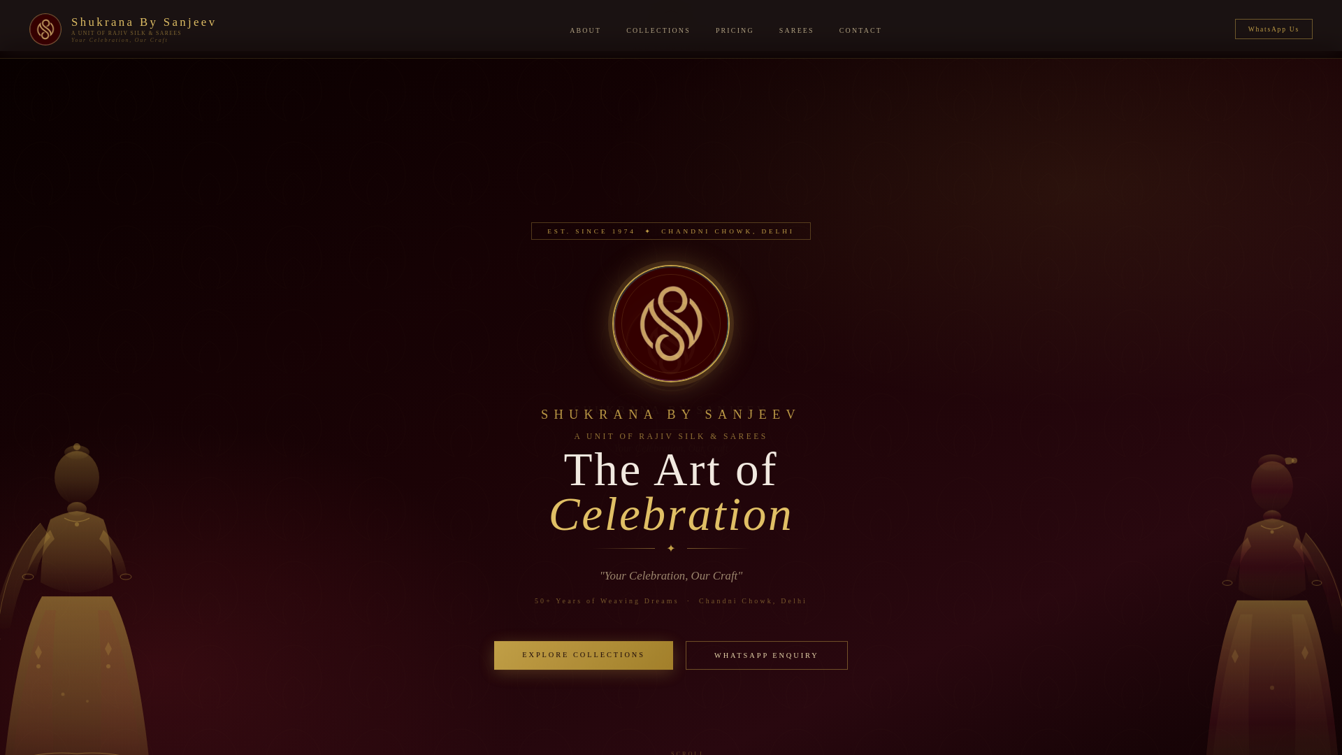 website screenshot of https://shukranabysanjeev.com/