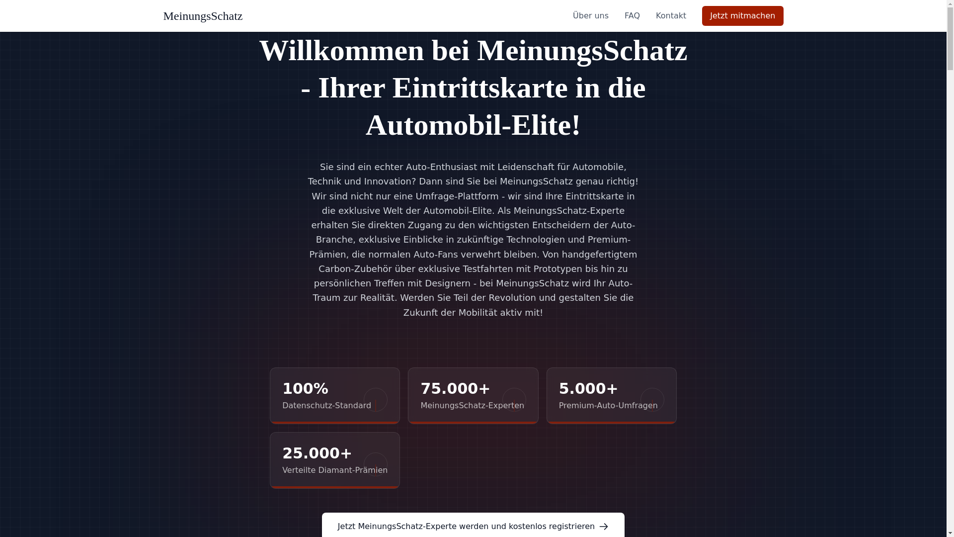 website screenshot of https://sweeps-cf01-meinungsschatzinfo.pages.dev/