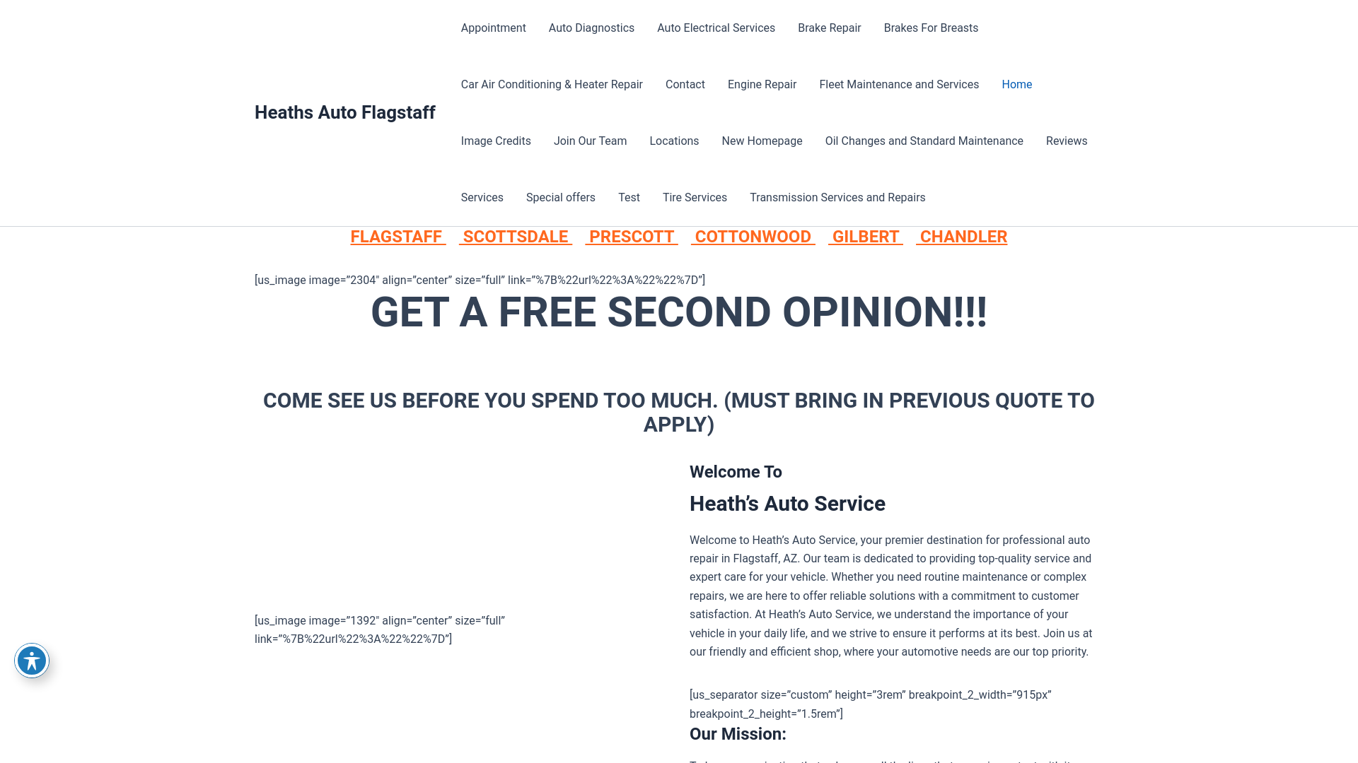 website screenshot of https://heathsautostaging.com