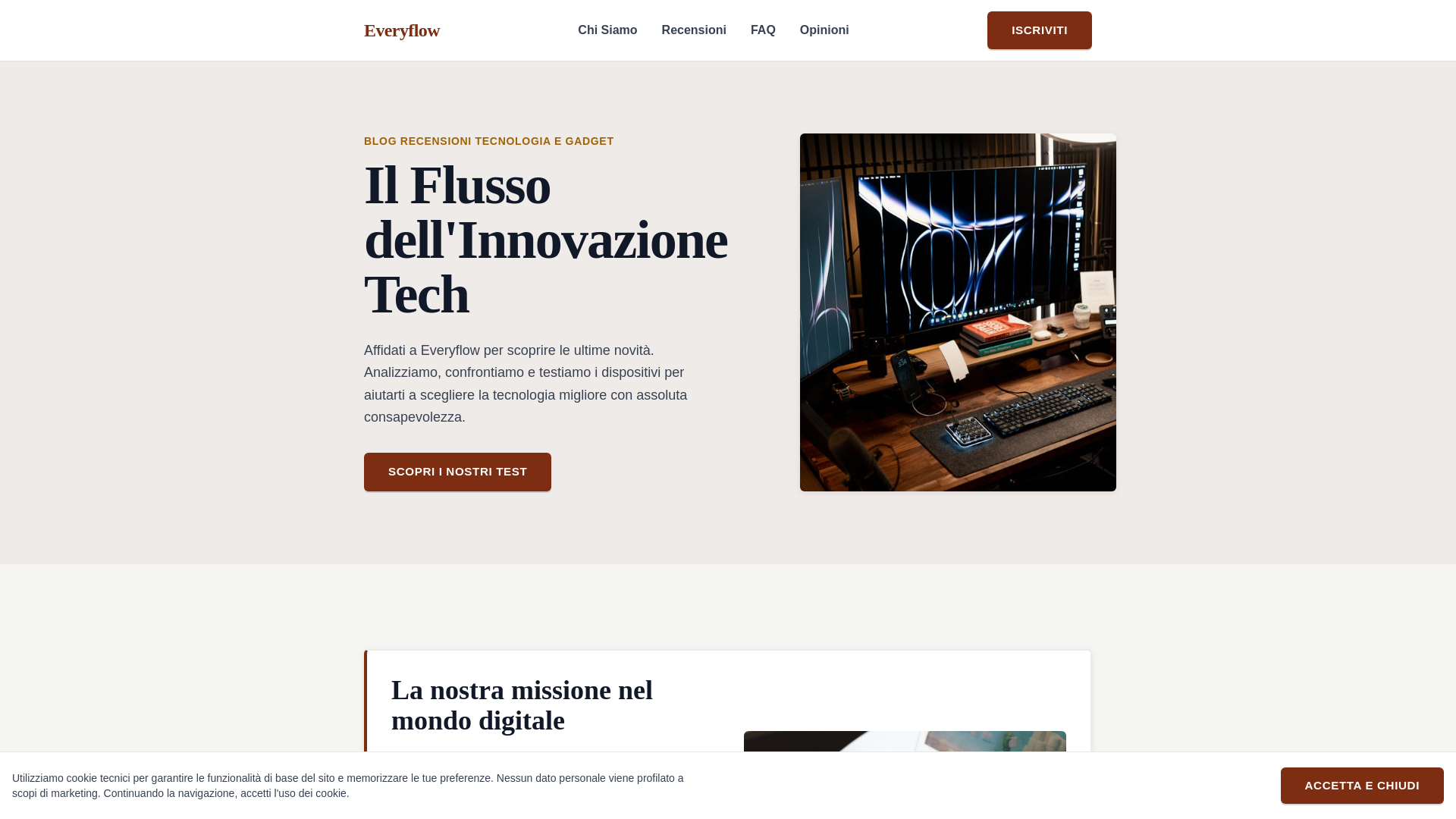 website screenshot of https://everyflow.digital