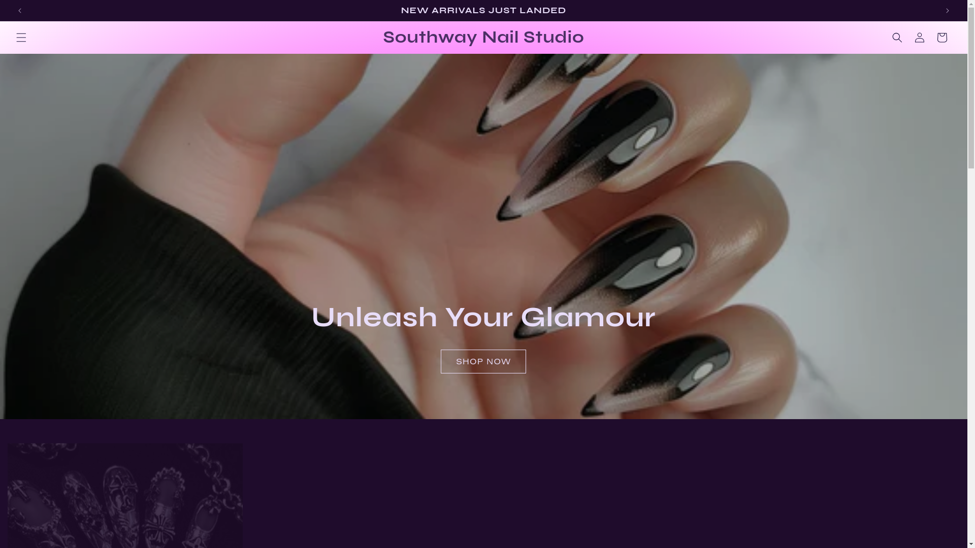 website screenshot of https://southwaynailstudio.com/