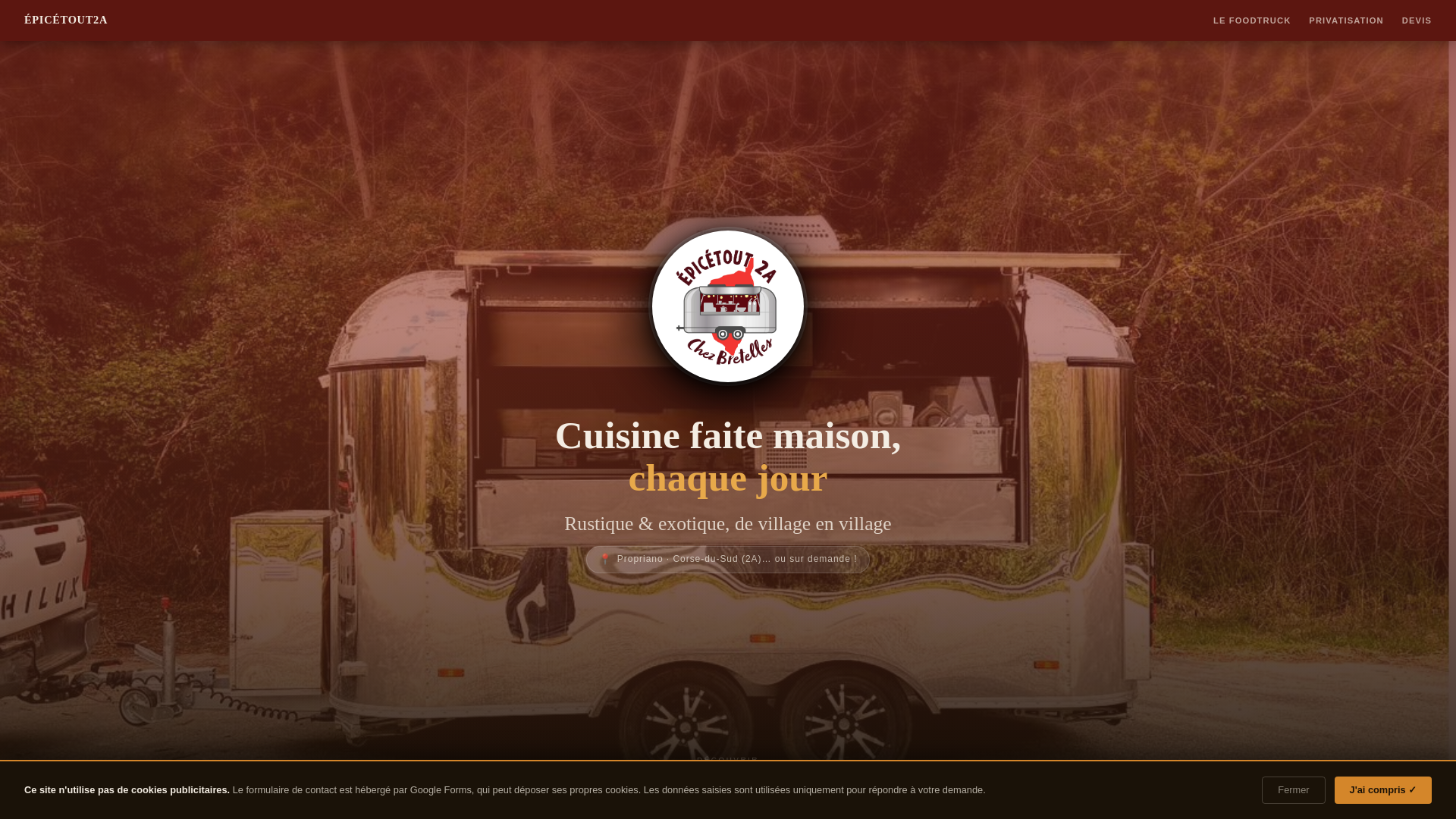 website screenshot of https://epicetout2a.fr