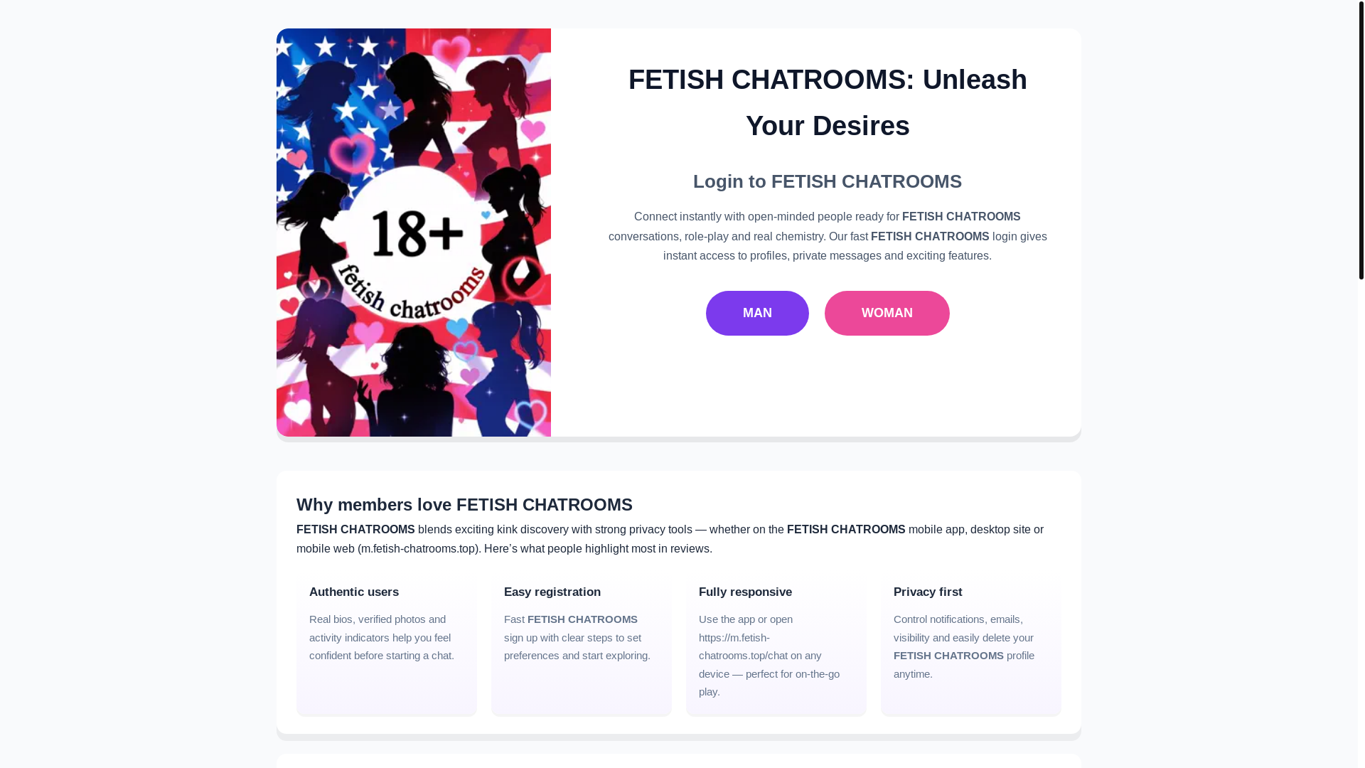 website screenshot of https://fetish-chatrooms.top/