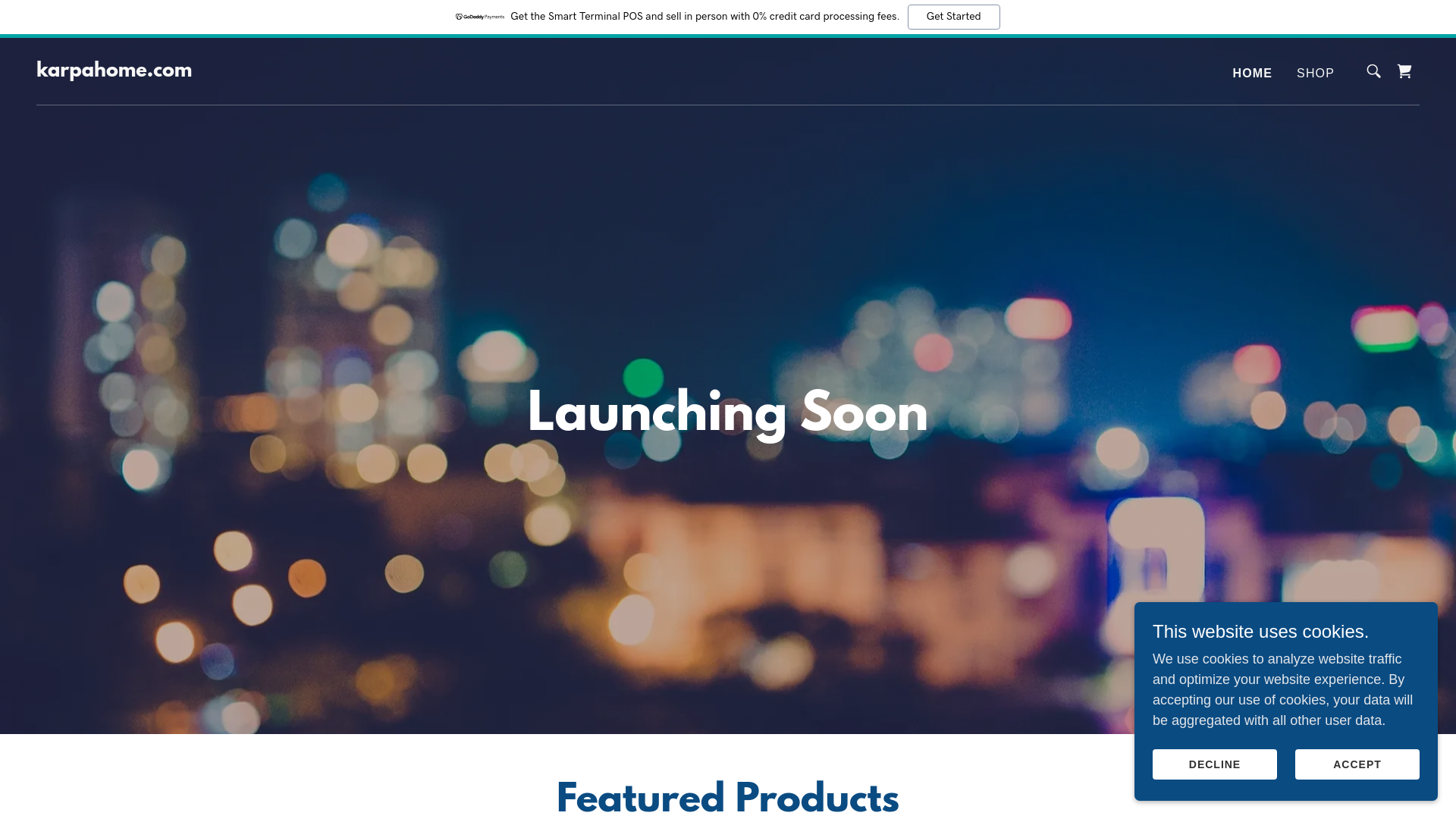 website screenshot of https://karpahome.com/