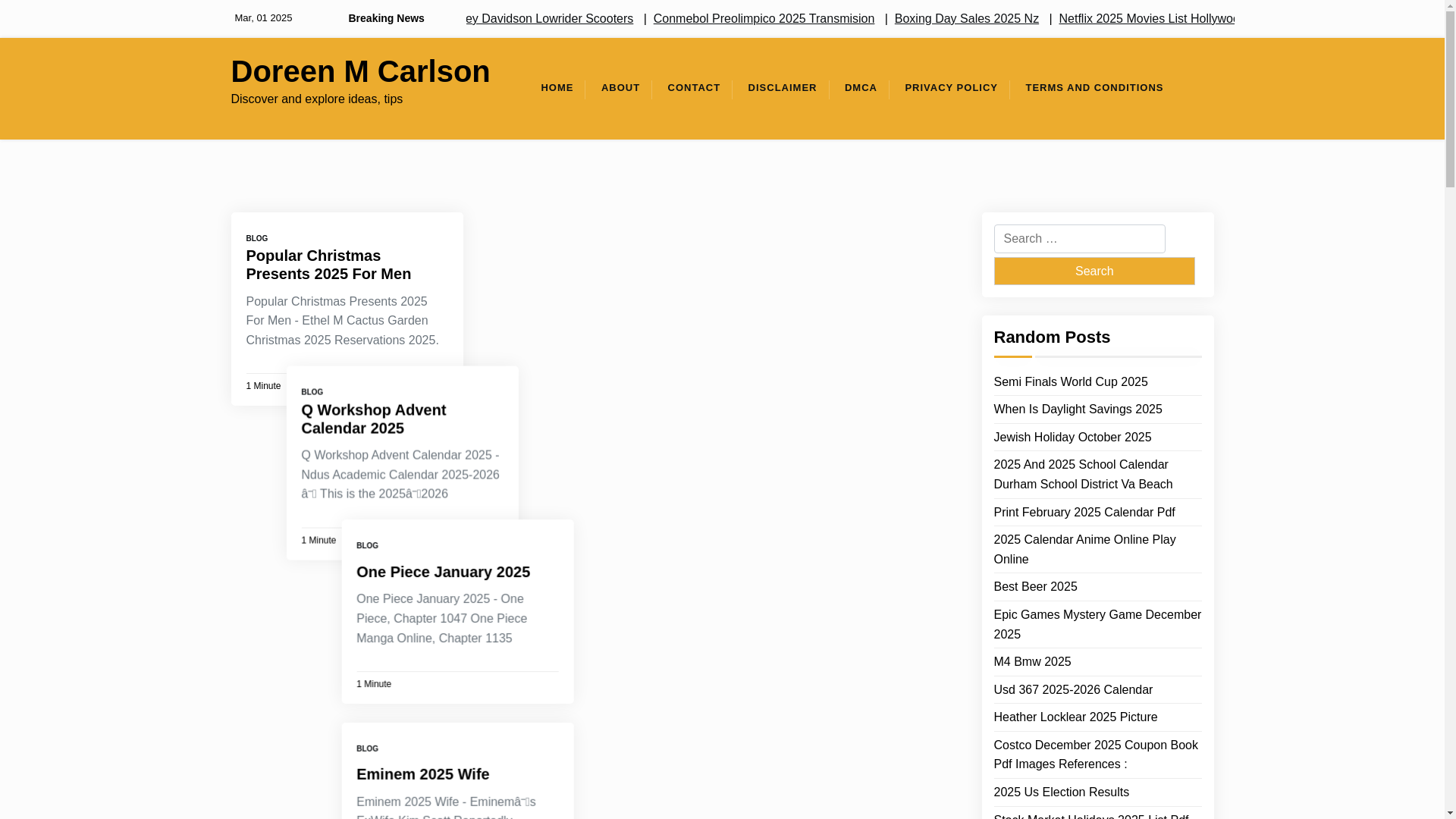 website screenshot of https://doreenmcarlson.pages.dev/