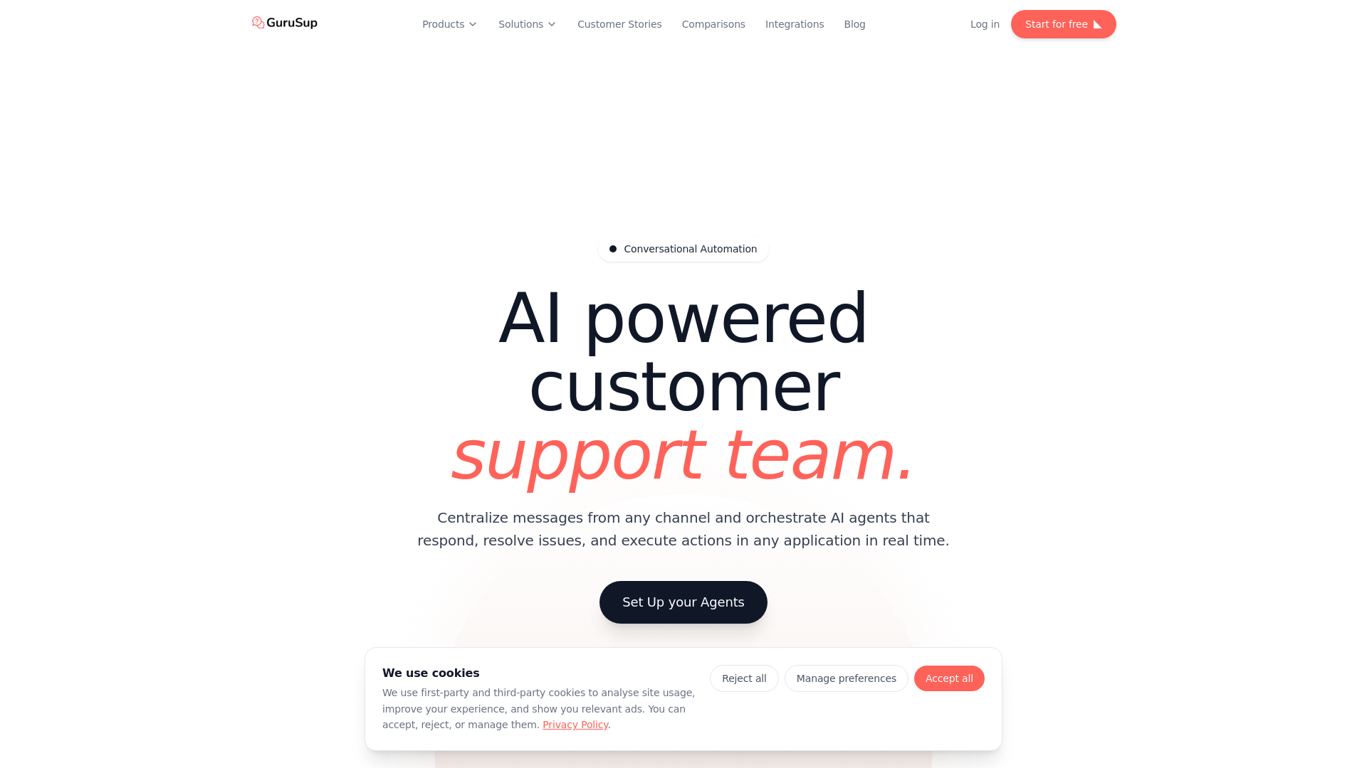 website screenshot of https://scalegurusup.org/