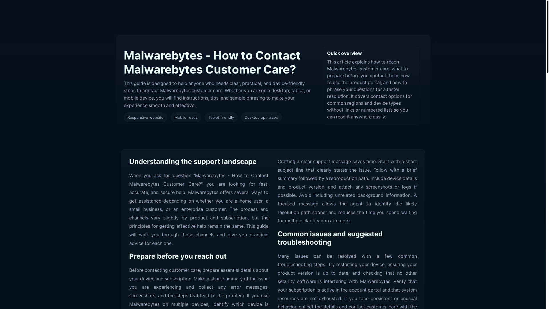website screenshot of https://malwarebytes-help.pages.dev/