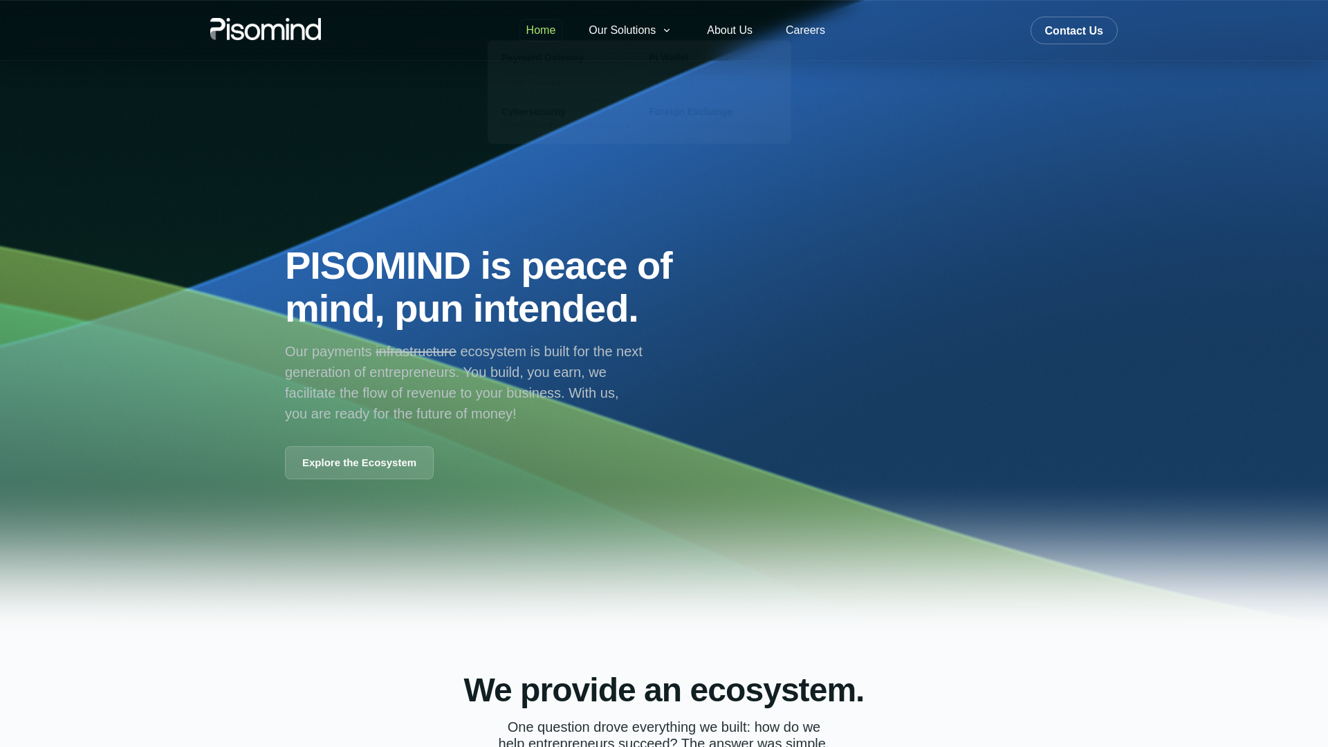 website screenshot of https://website-pisomind-9xz.pages.dev/