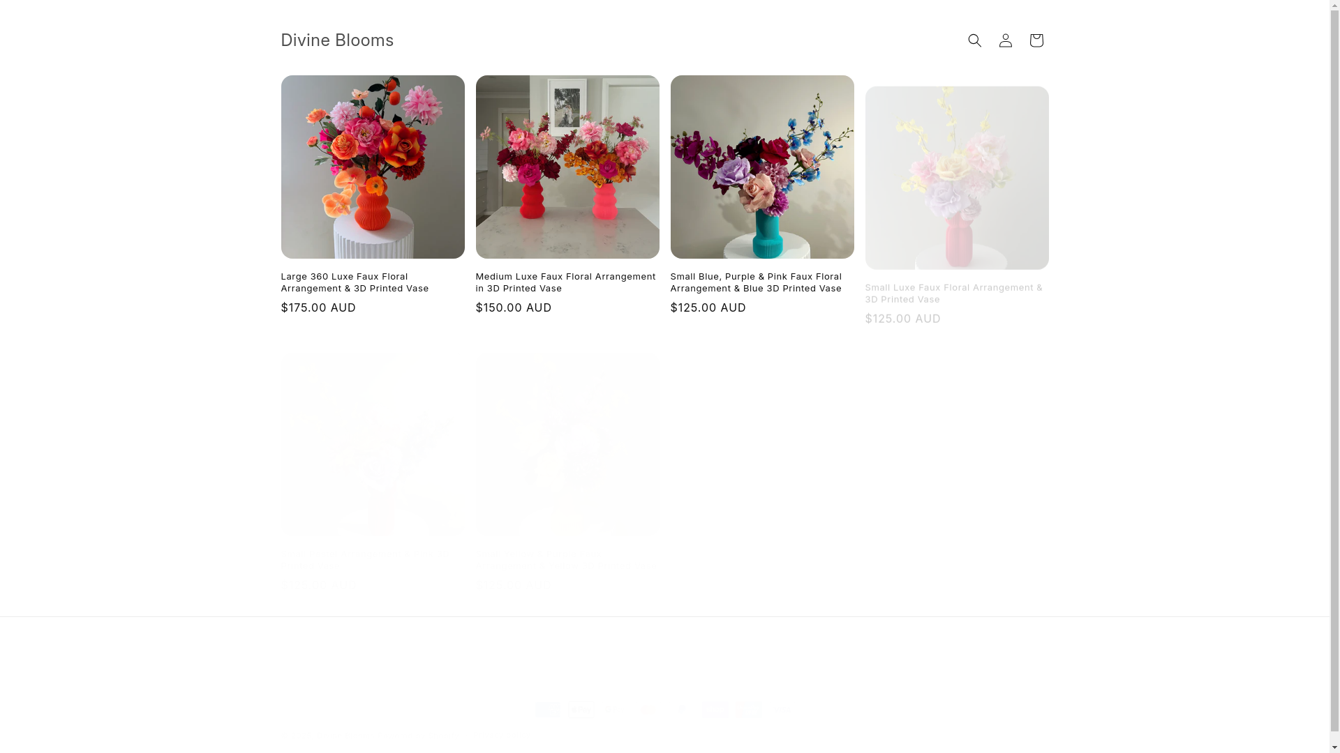 website screenshot of https://divinebloomswagga.com/