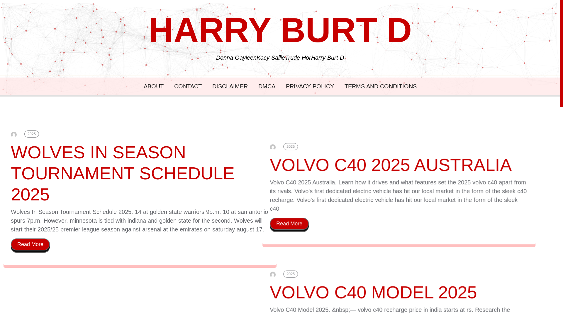 website screenshot of https://harryburtd.pages.dev/