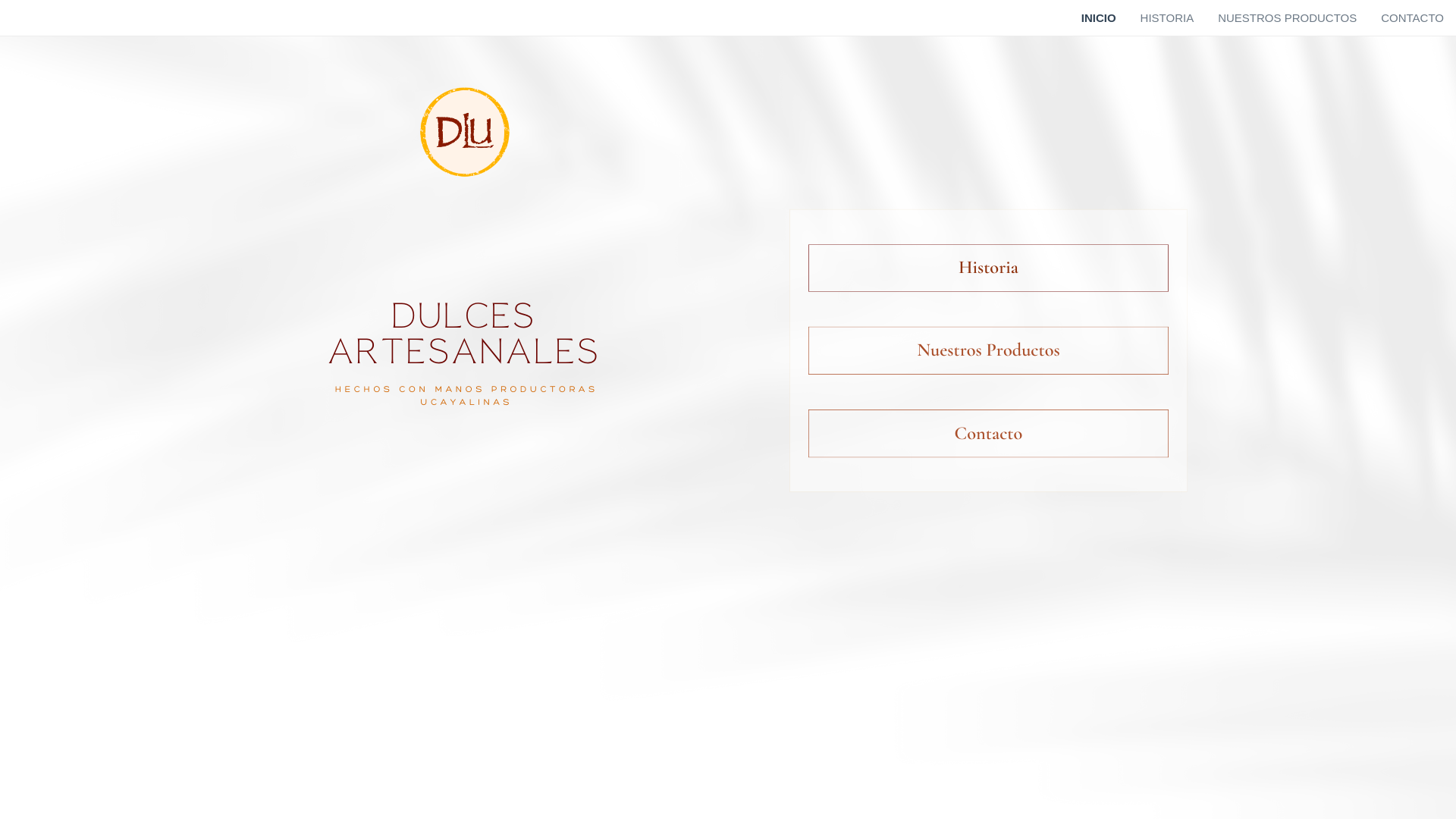 website screenshot of https://dulcesartesanalesdlu.com