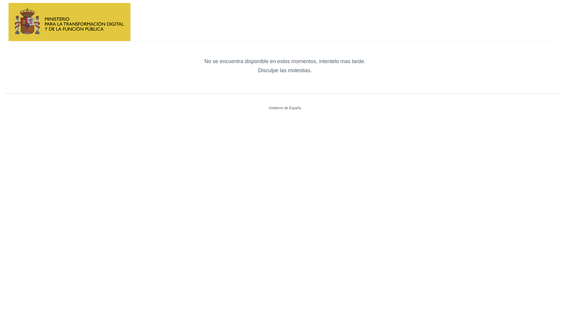 website screenshot of https://dehu.redsara.es/login