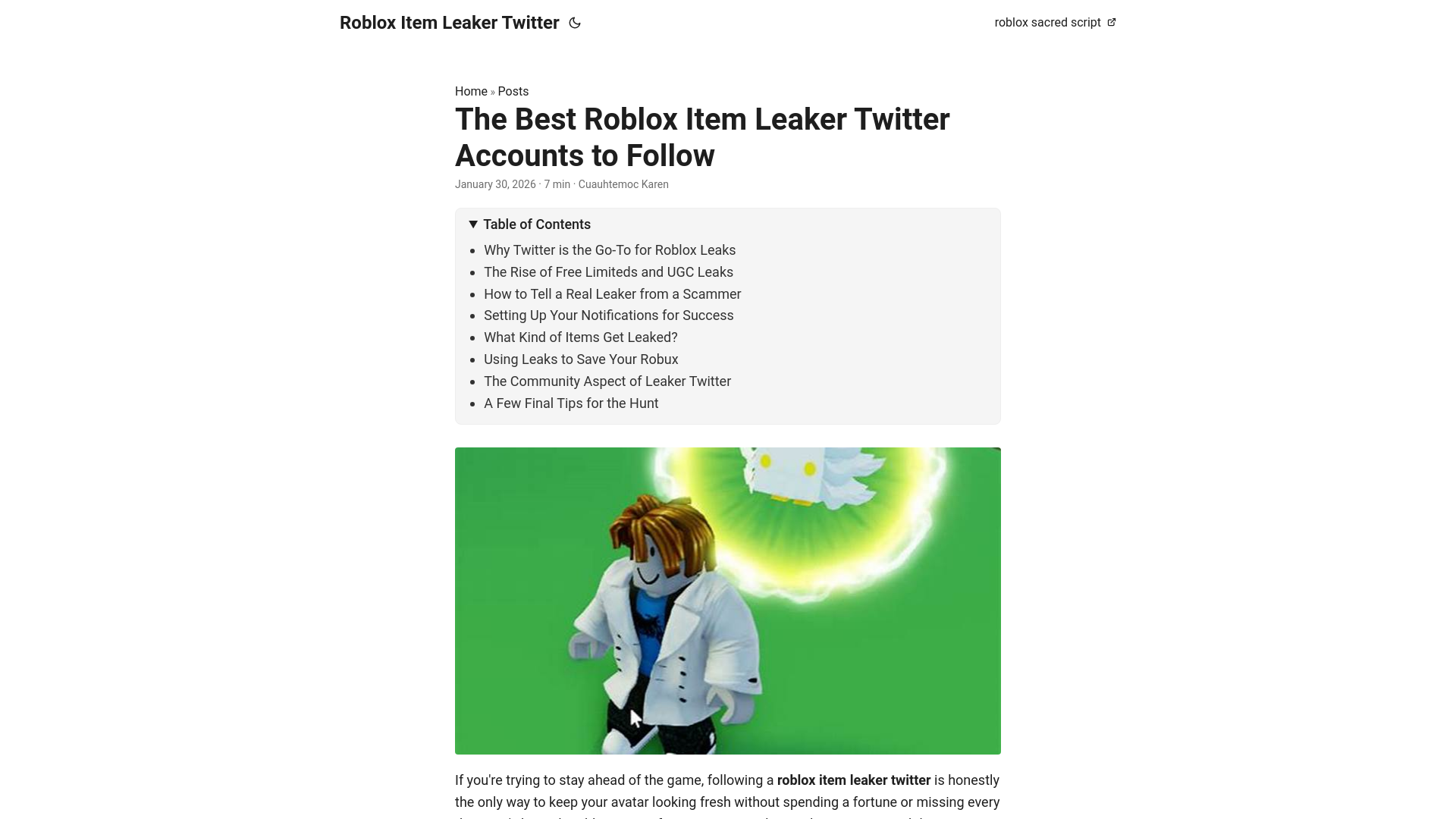 website screenshot of https://roblox-item-leaker-twitter.pages.dev/