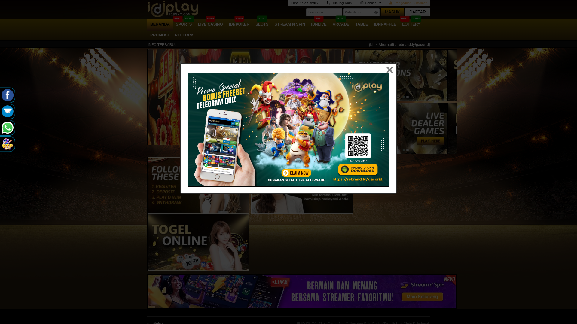 website screenshot of https://idjplayklt.fit/