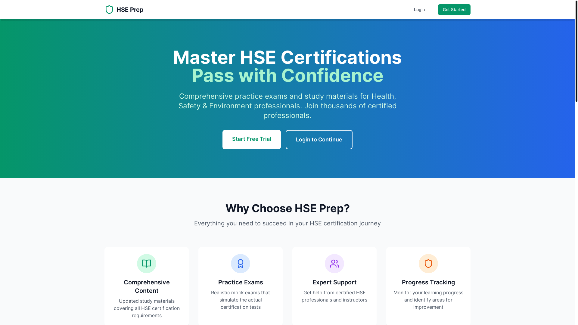 website screenshot of https://citbprep.com/