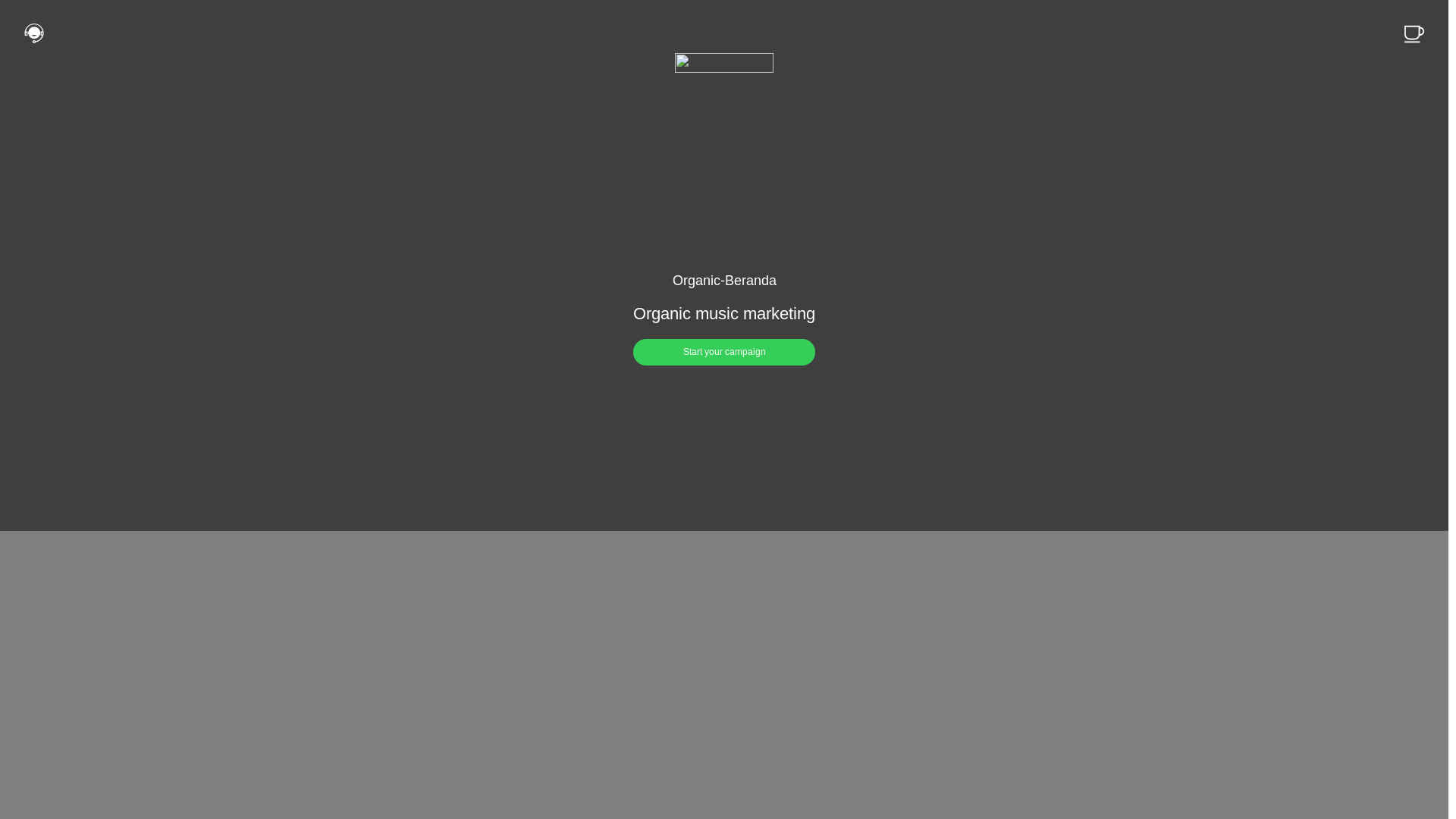 website screenshot of https://organic-music.vip/