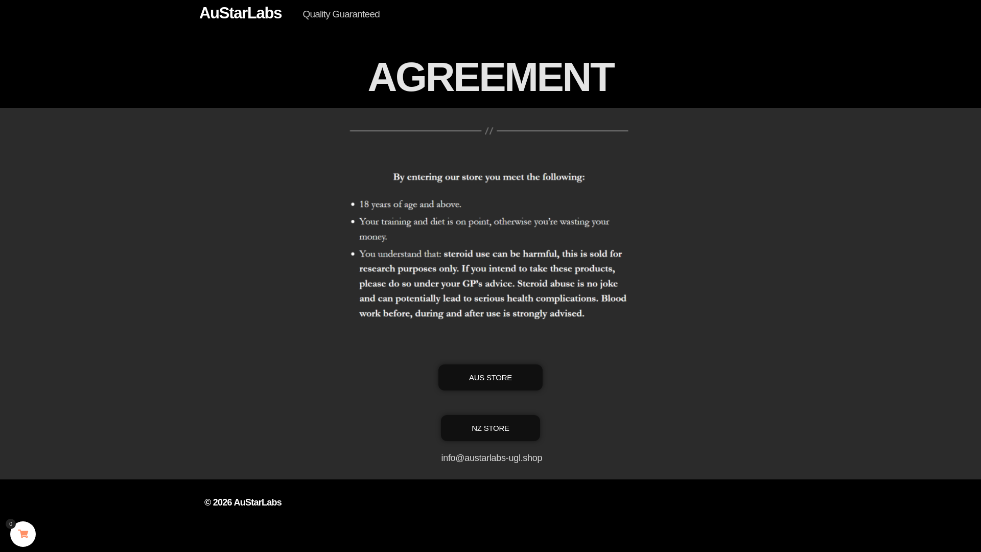 website screenshot of https://austarlabs-ugl.shop/