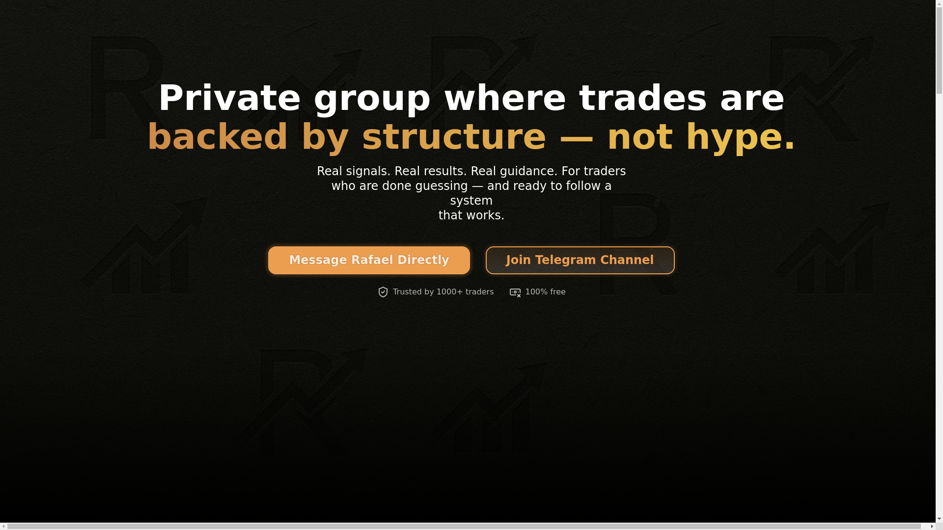 website screenshot of https://profitbyrafael.com/