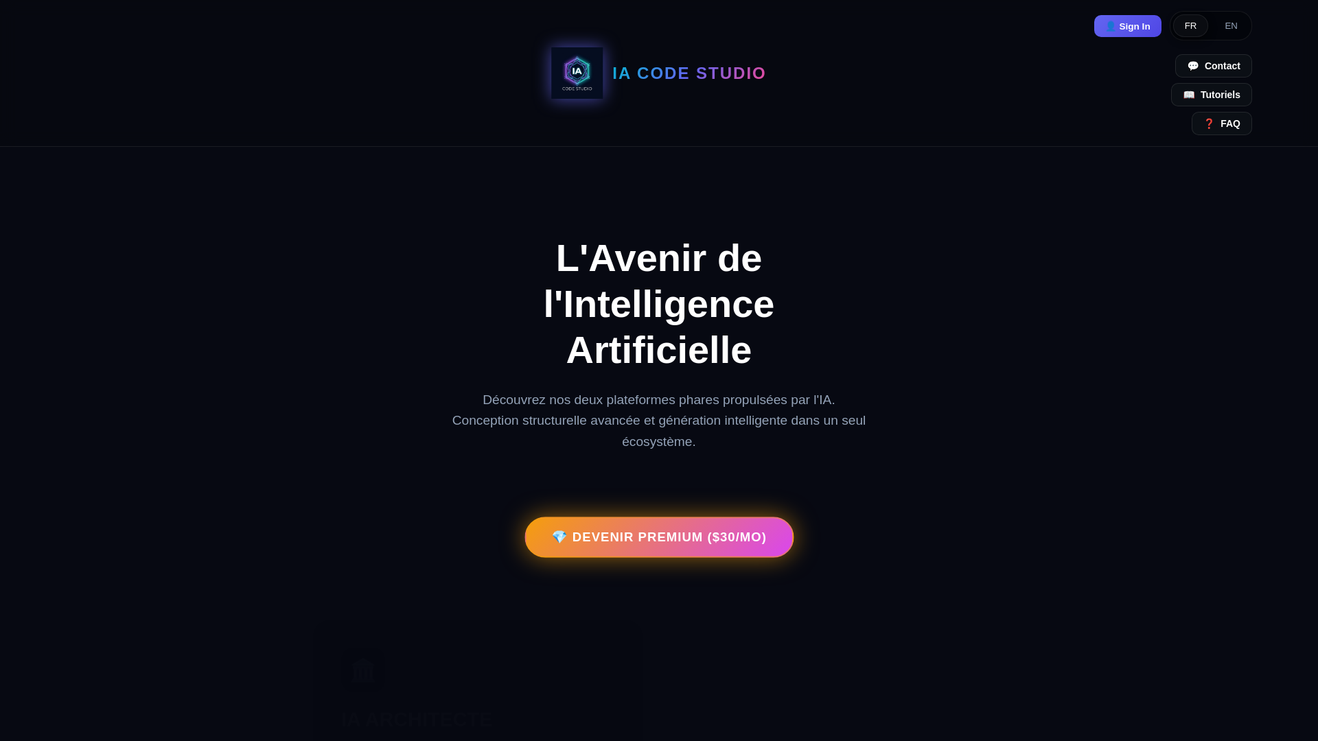 website screenshot of https://ia-codestudio.com/