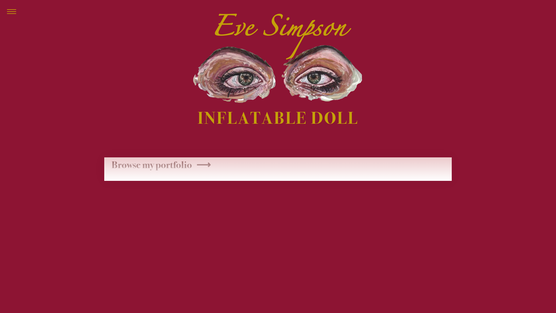 website screenshot of https://evesimpson.art/