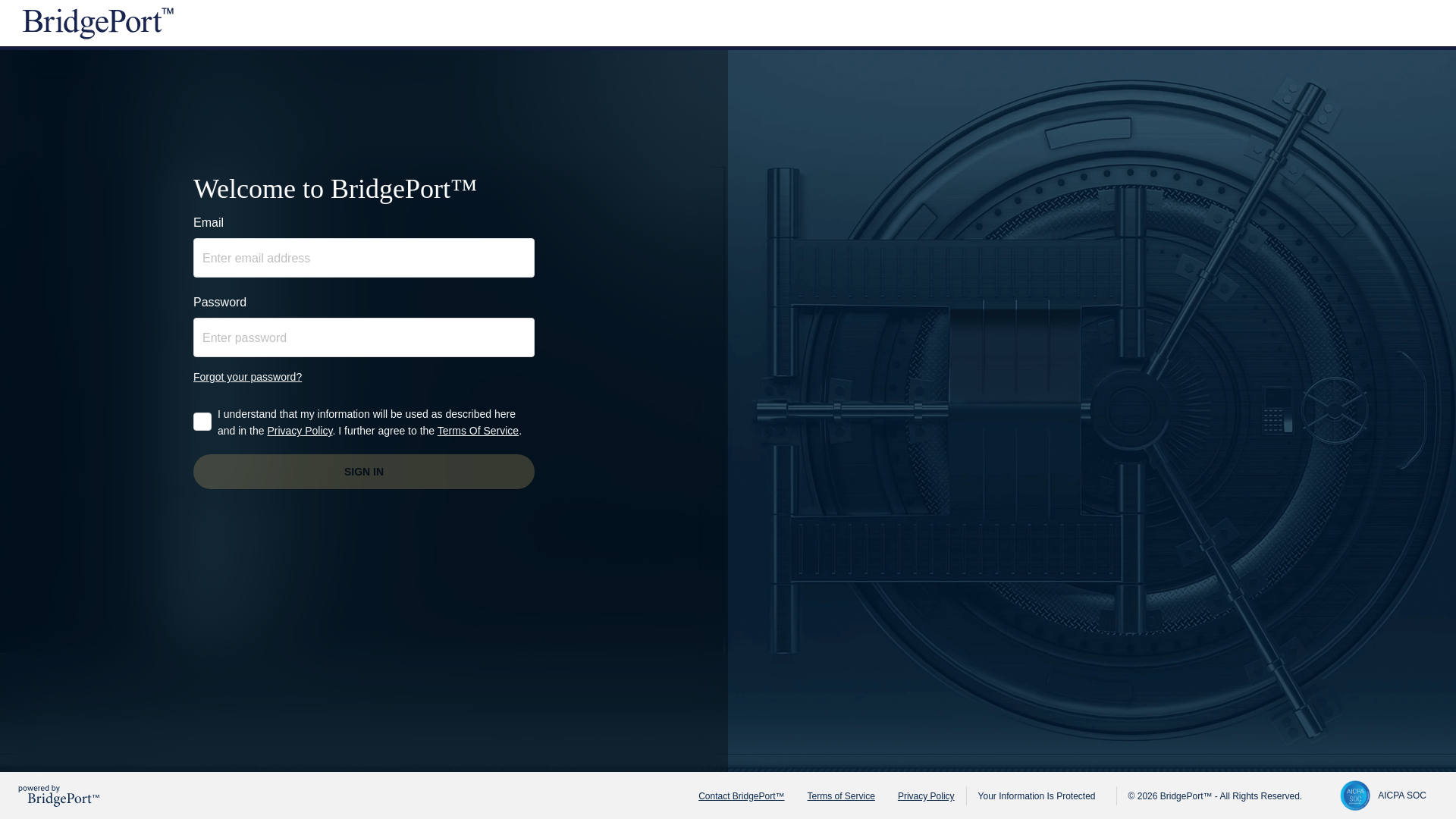 website screenshot of https://onedoc.bridgeportft.com/signin