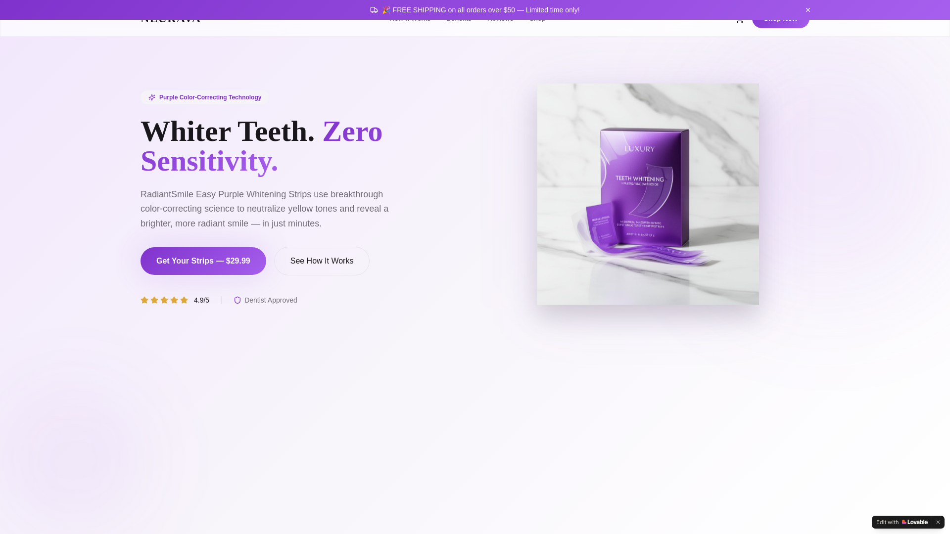 website screenshot of https://neurava.ca/