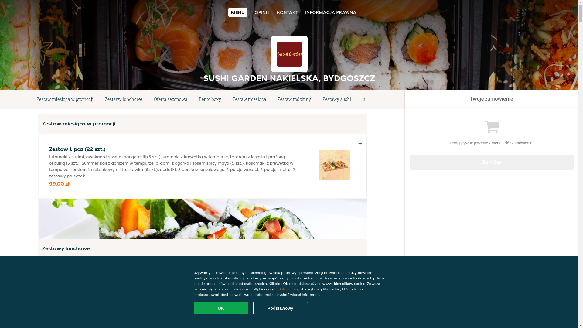 website screenshot of https://sushigarden-bydgoszcz.pl/