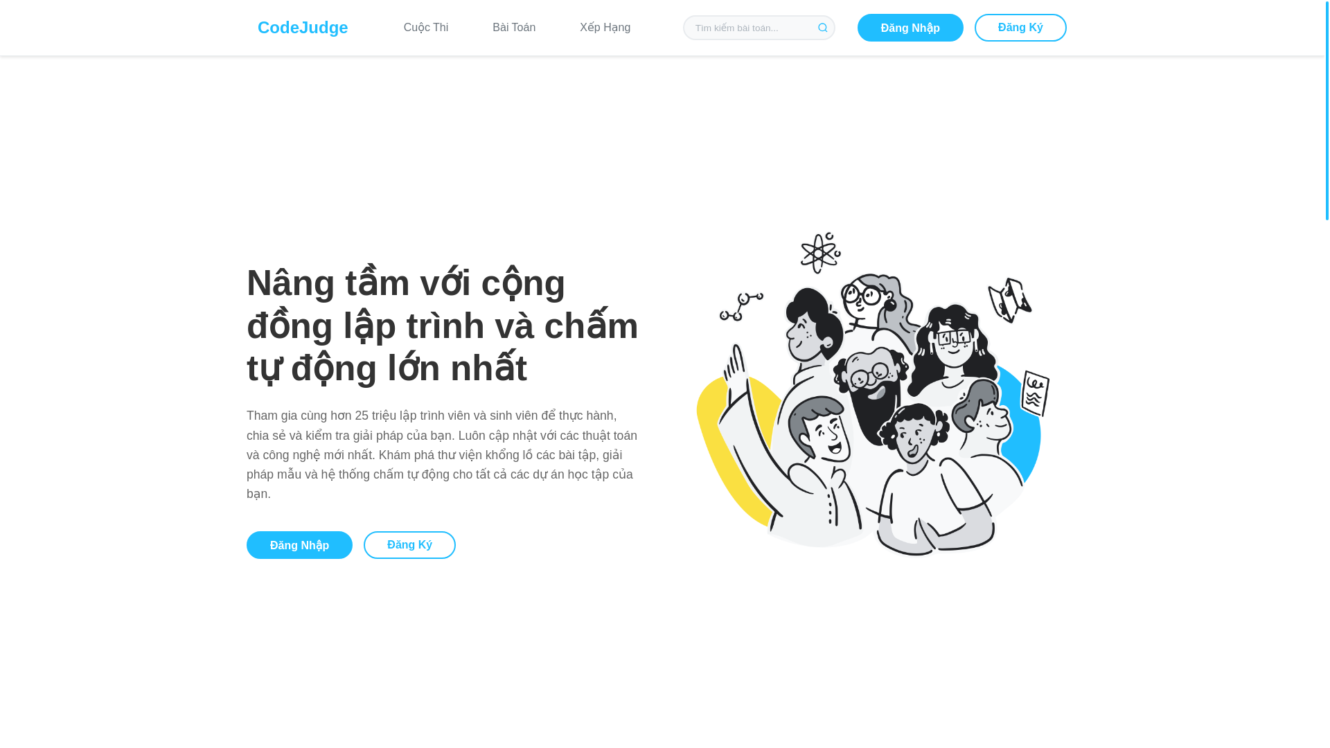website screenshot of https://codejudgecode-react.pages.dev/