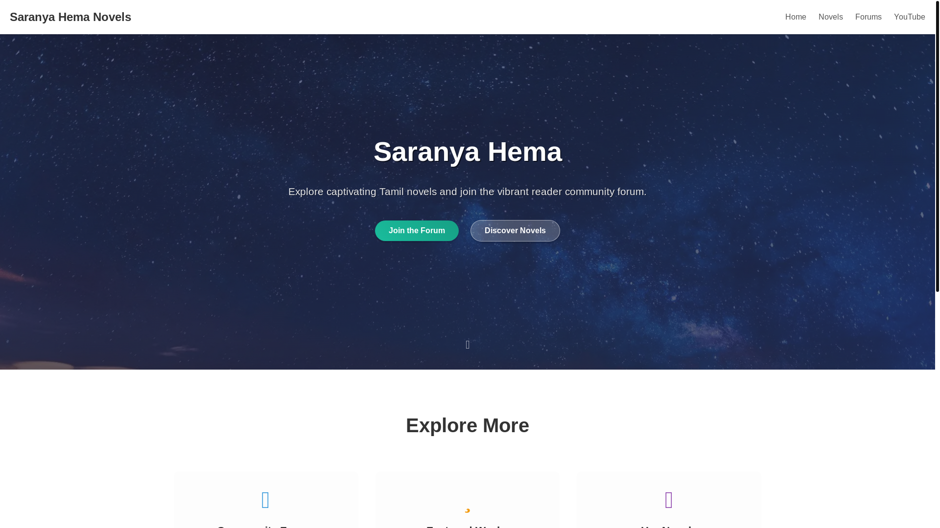 website screenshot of https://saranyahema.pages.dev/